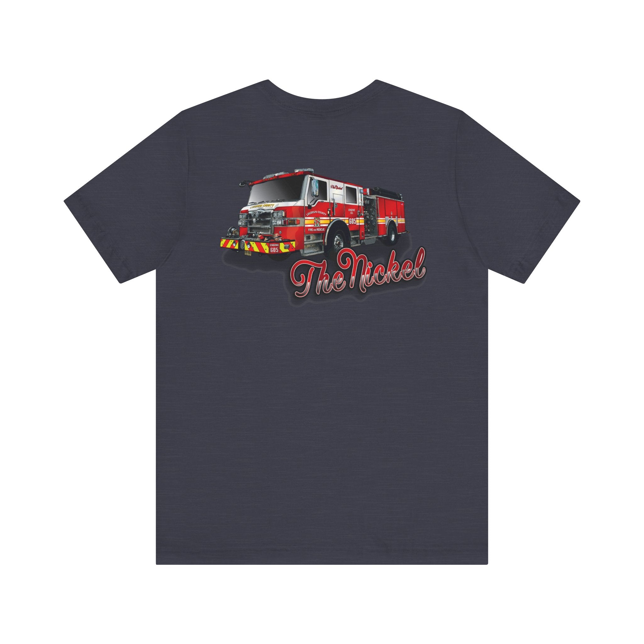 (Bigger Chest logo) LCFR Hamilton Station 5 version 4 Nickel Back- Bella+Canvas Soft Unisex Tee