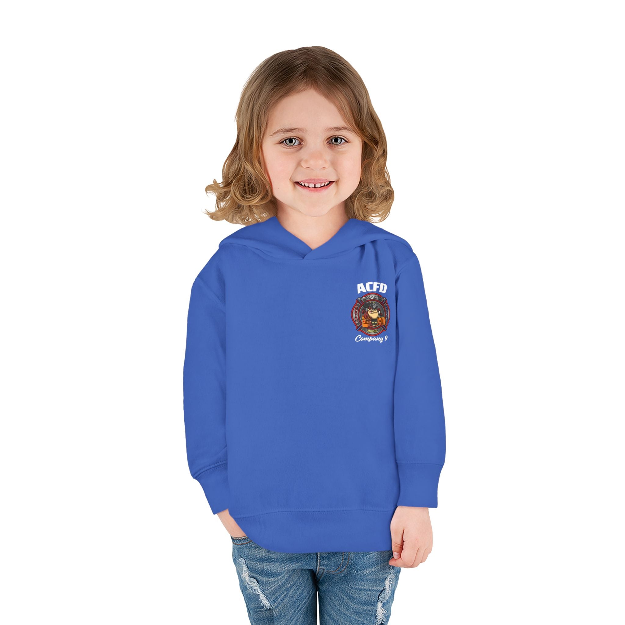 Station 9 Engine - Toddler Pullover Fleece Hoodie