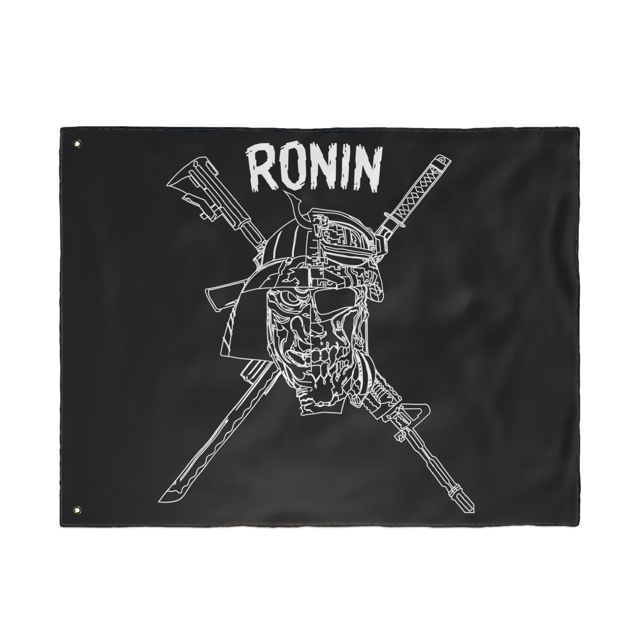 Charlie 2 Ronin- Black Double Sided Flag