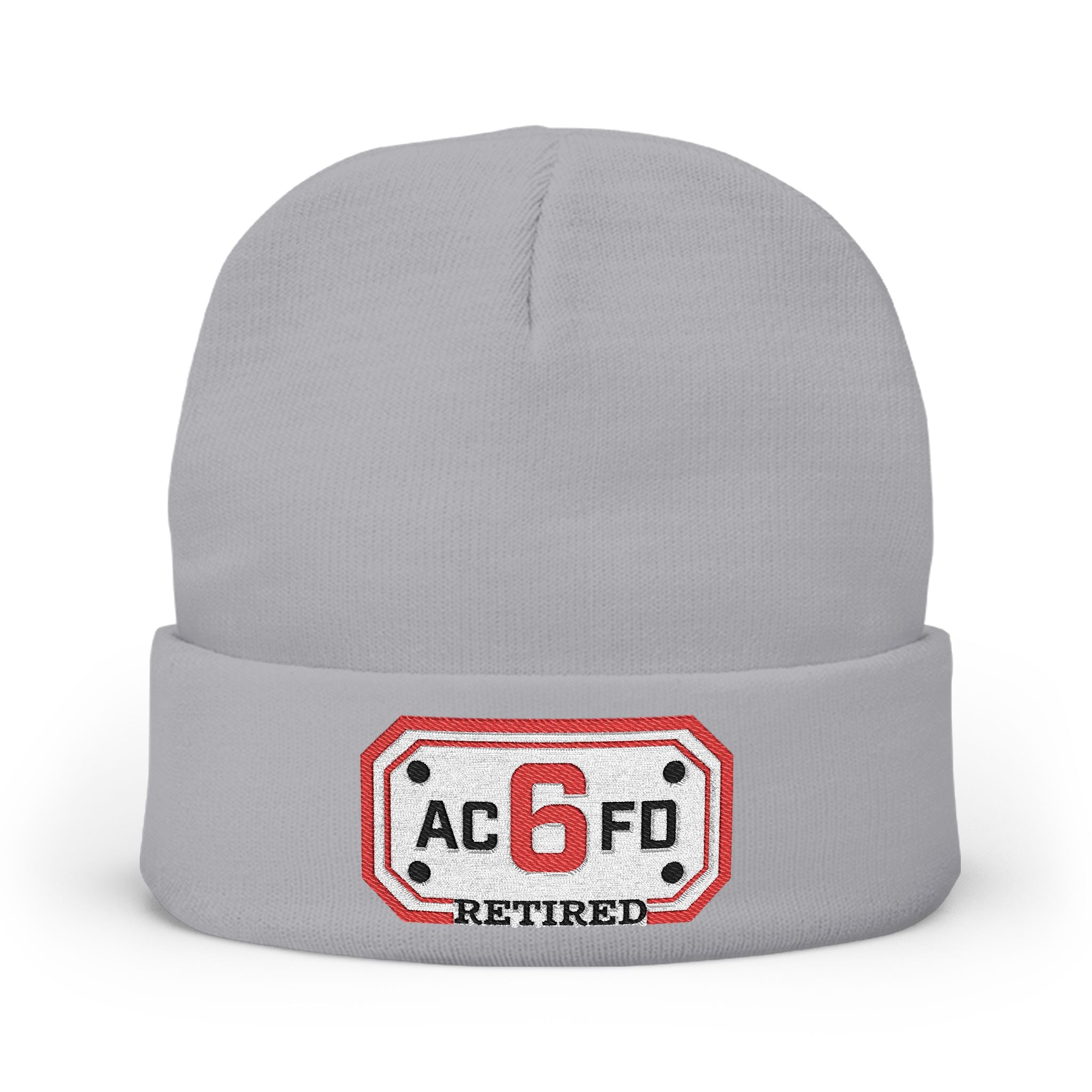 Retired Arlington Engine 6- Knit Beanie (Embroidery)