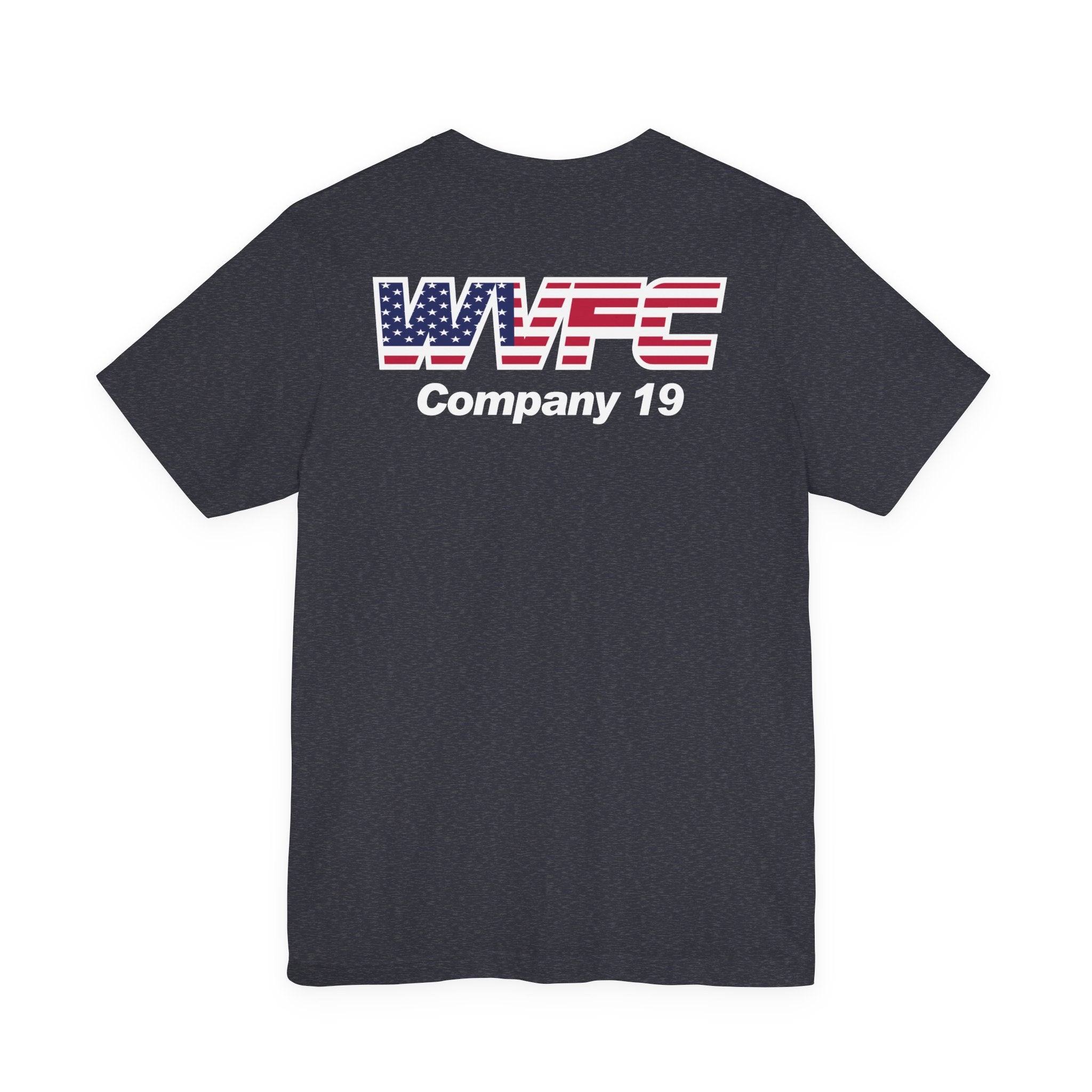 WVFC Goat Version 2 US Flag - Unisex Jersey Short Sleeve Tee