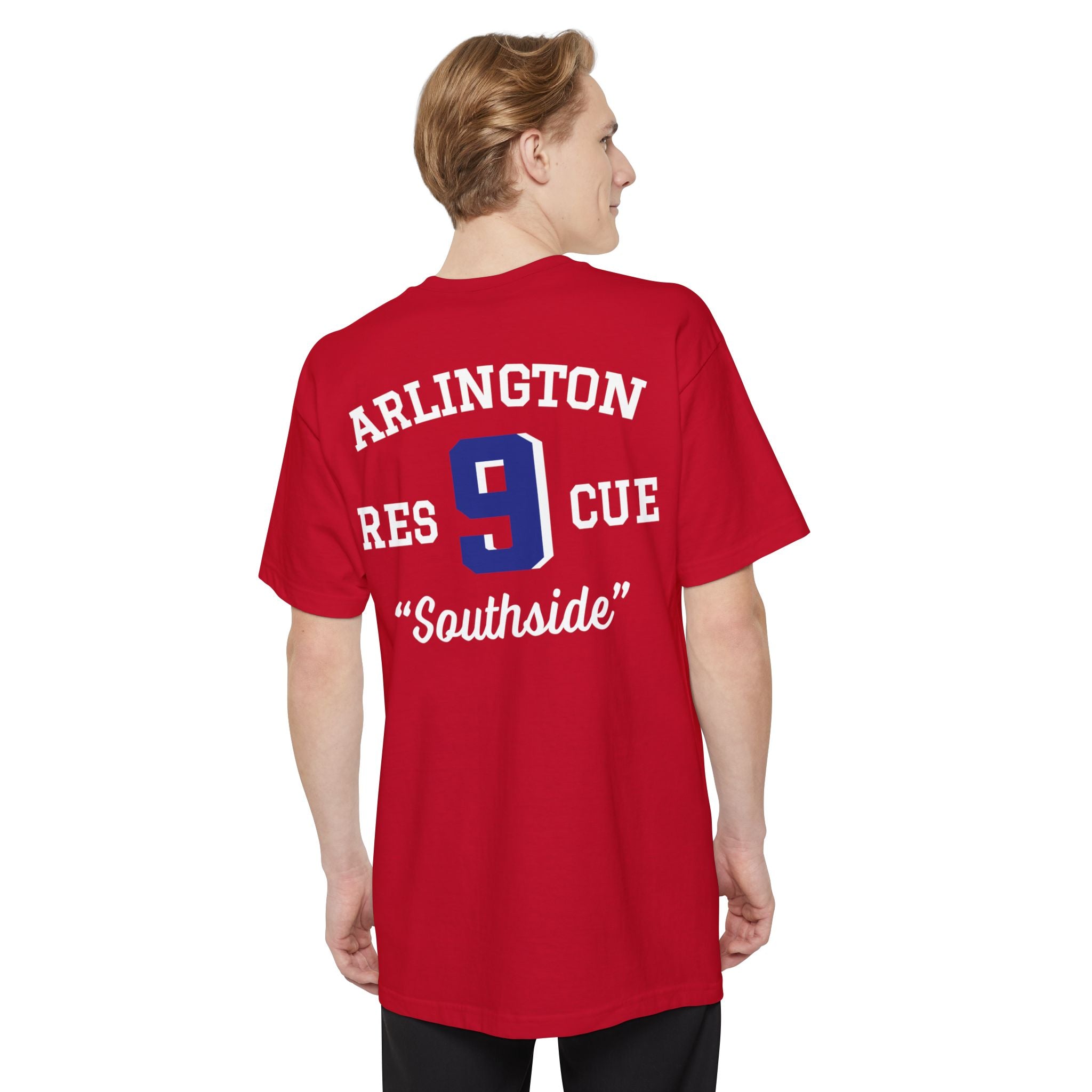 (Tall) Station 9 Firefighter Rescue - Tall Beefy-T® - Unisex T-Shirt