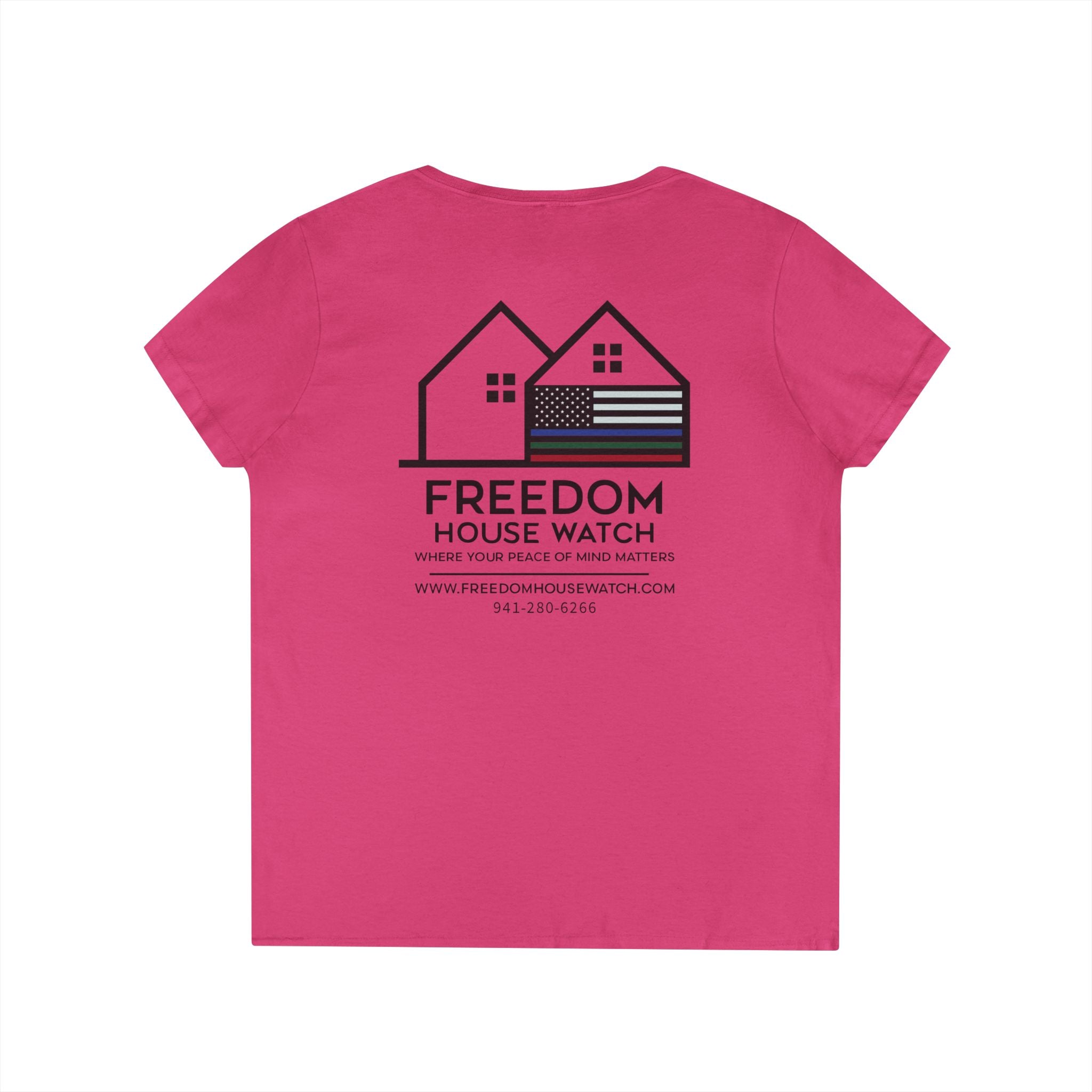 Freedom House Watch - Ladies' V-Neck T-Shirt