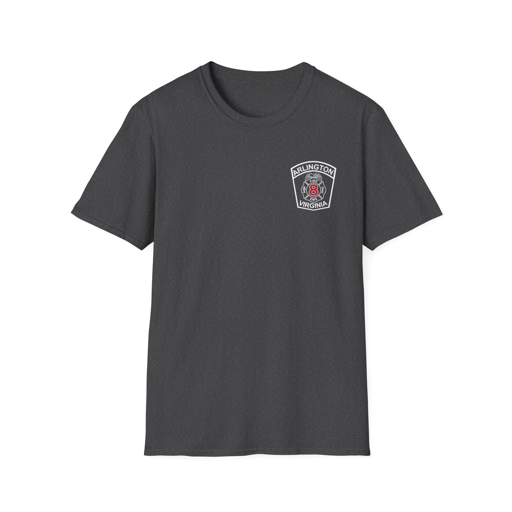 Engine 8 Arlington - Gildan Soft Cotton Softstyle T-Shirt