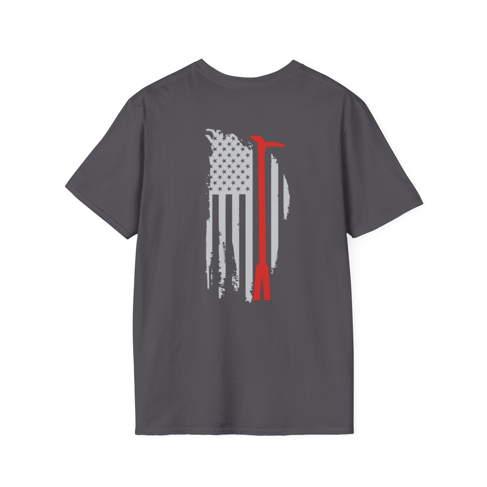 Halligan US Flag - Unisex Softstyle T-Shirt