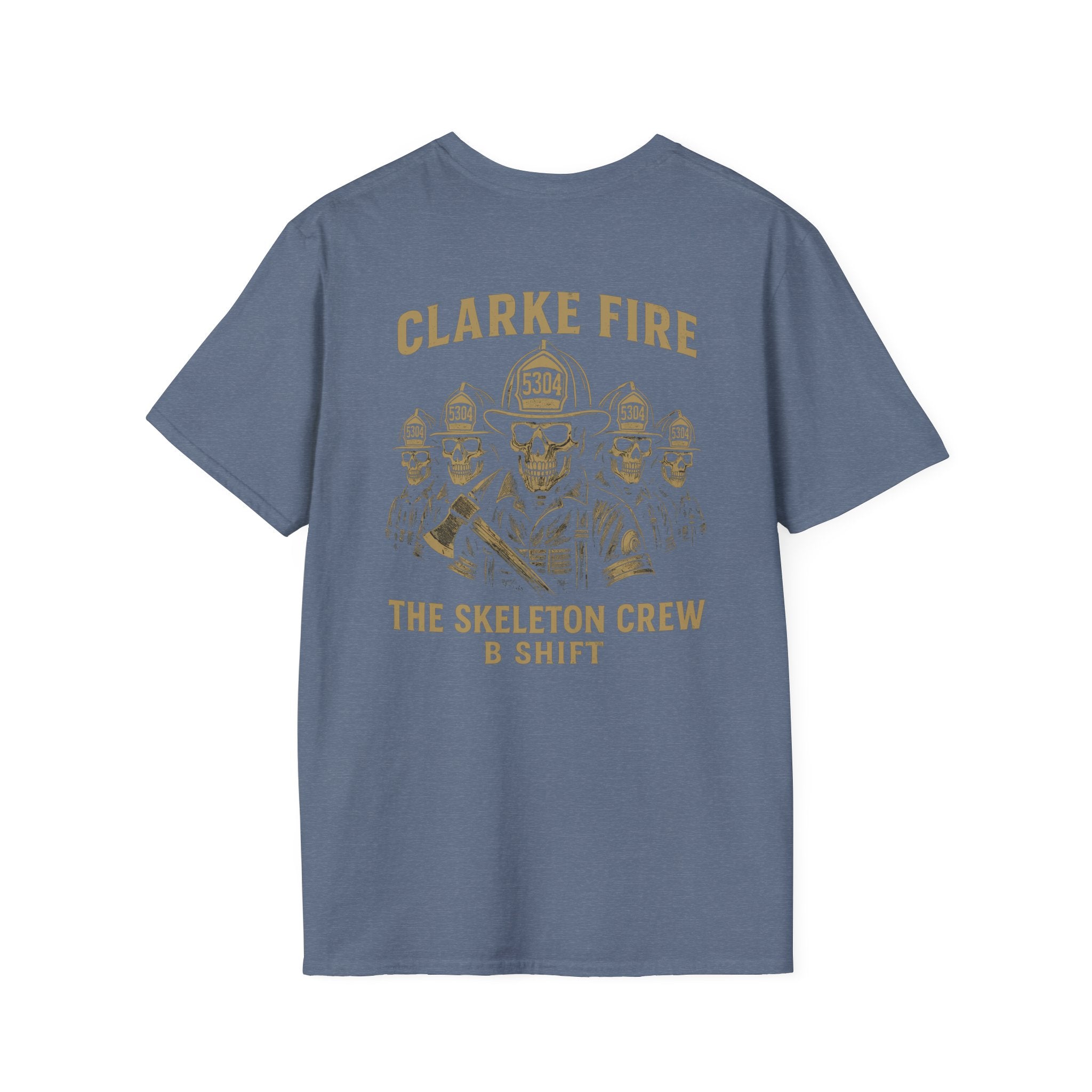 Clarke County B Shift version 2 (Portion of Proceeds go to Local 5304) - Gildan Soft Cotton Softstyle T-Shirt