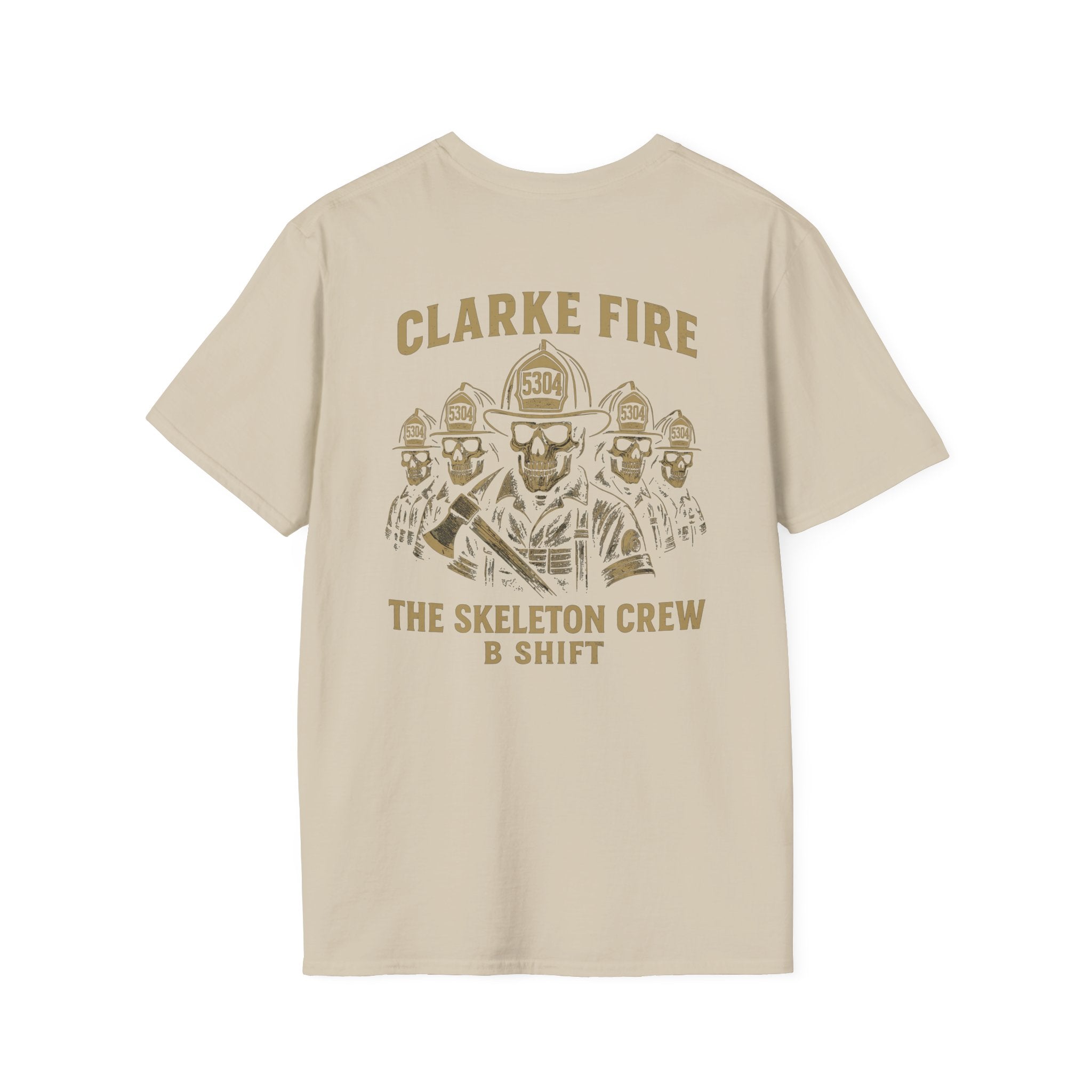 Clarke County B Shift version 2 (Portion of Proceeds go to Local 5304) - Gildan Soft Cotton Softstyle T-Shirt