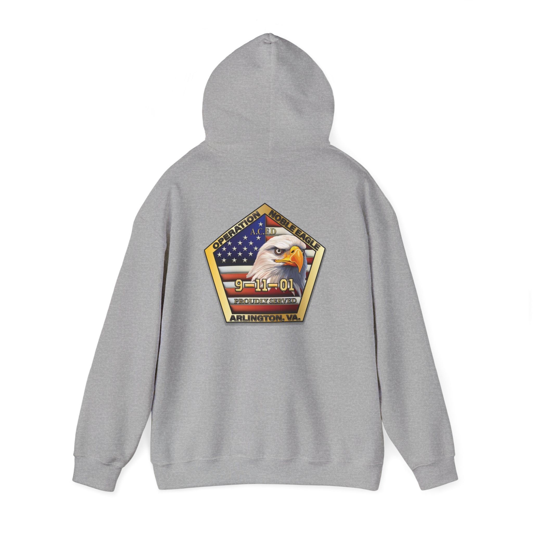 Arlington Badge/Operation Noble Eagle - Gildan Heavy Blend™ Hooded Sweatshirt Unisex -
