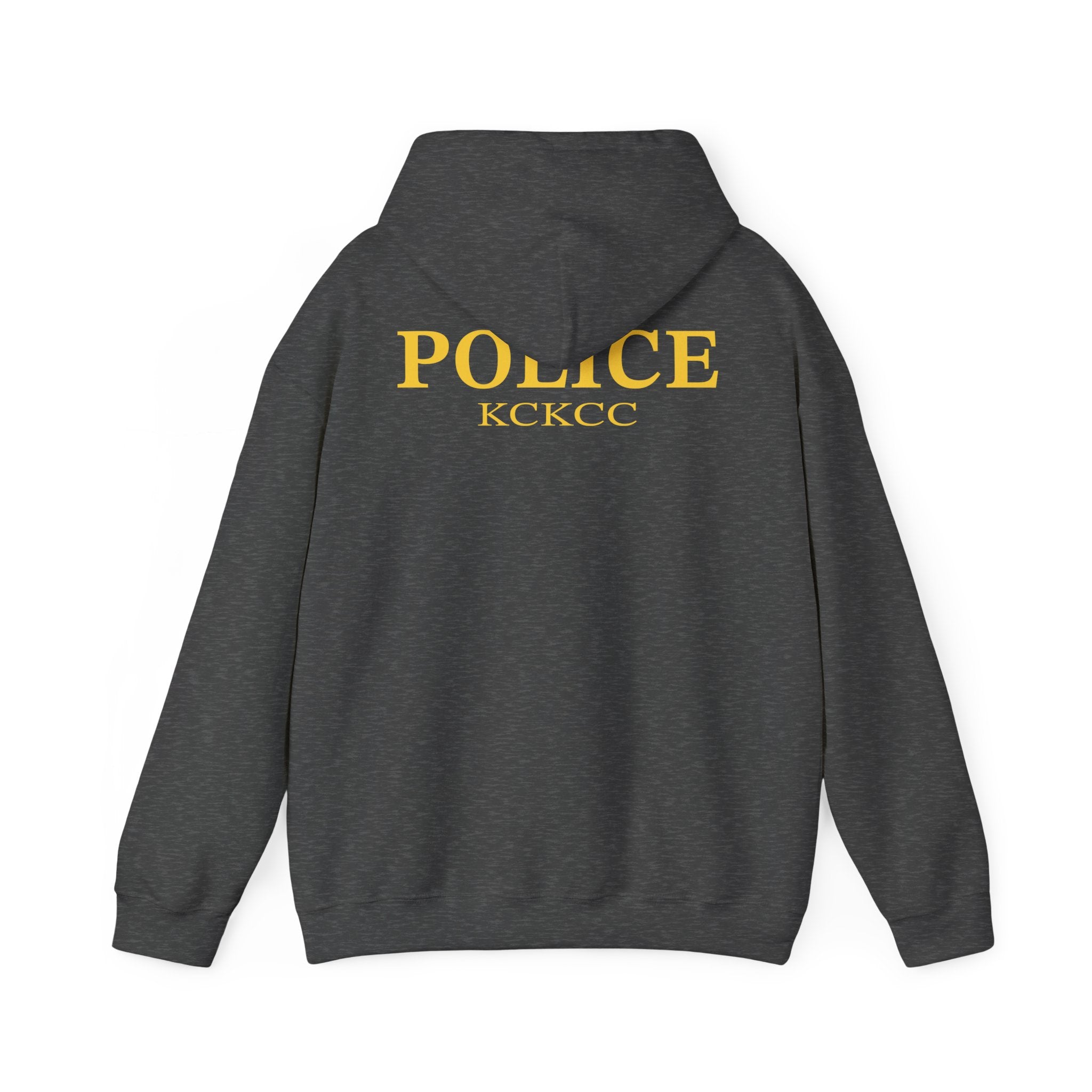 Kansas City College Police Dispatcher Badge - Unisex Heavy Blend™ Hooded Sweatshirt