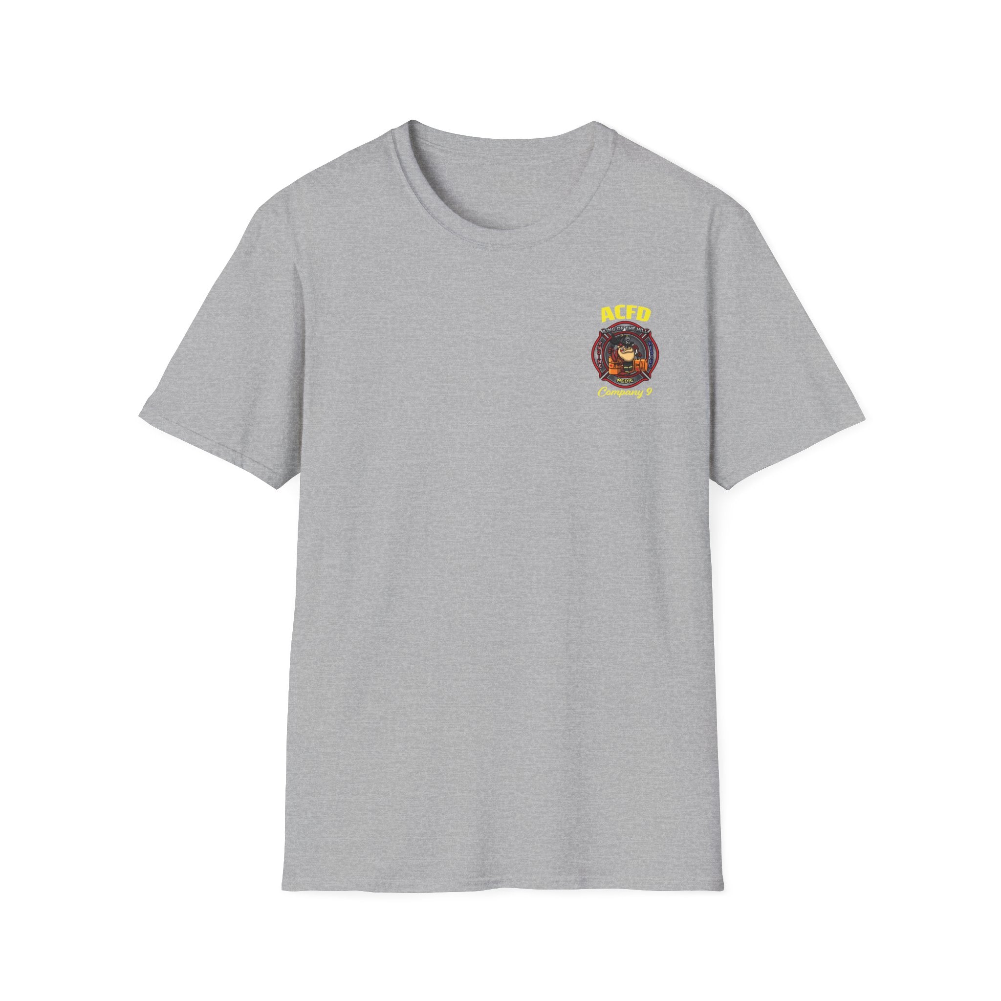 Station 9 Taz Front / Officer Rescue 9 back - Gildan Soft Cotton Softstyle T-Shirt
