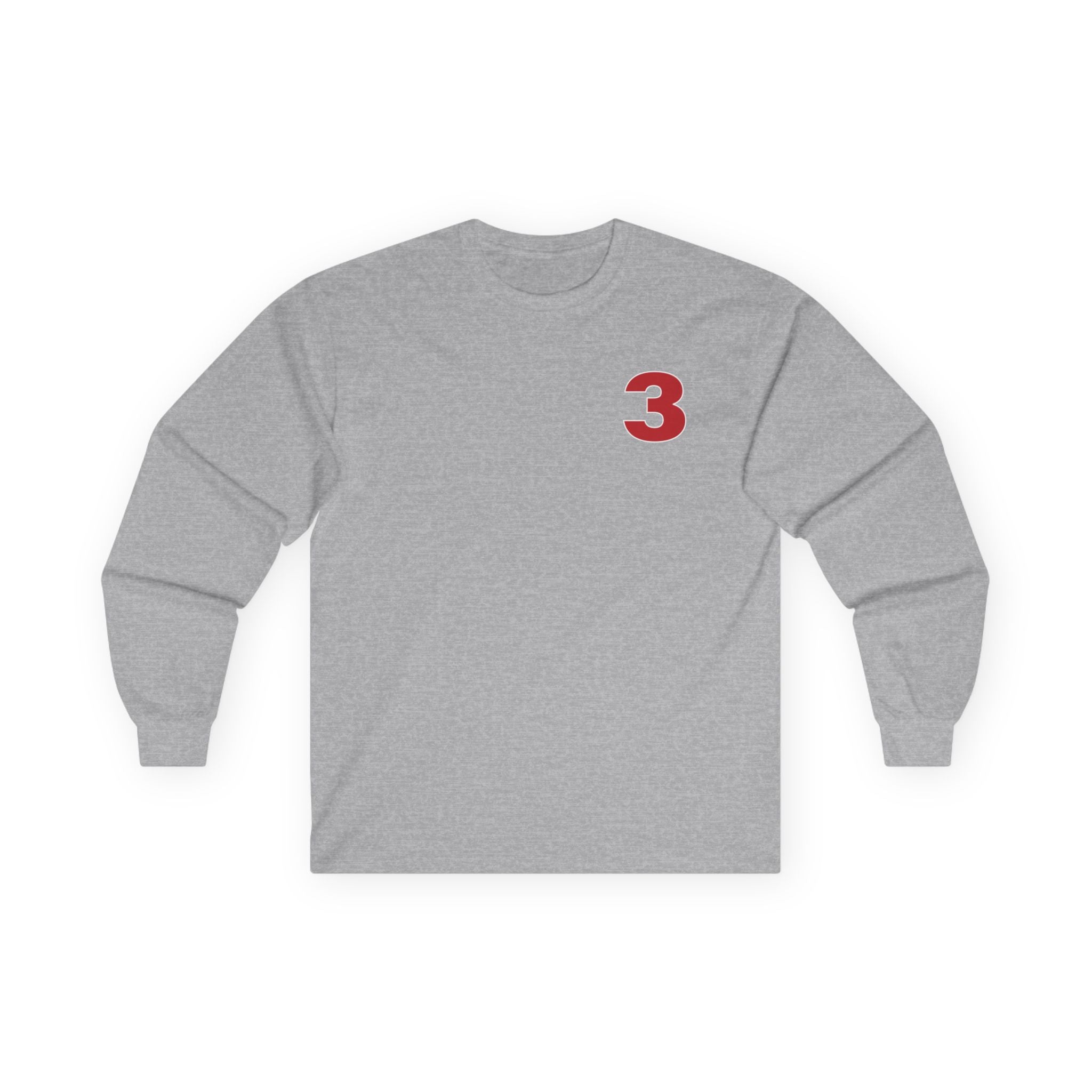 Arlington Station 3 front / Rhino back - Unisex Ultra Cotton Gildan Long Sleeve Tee