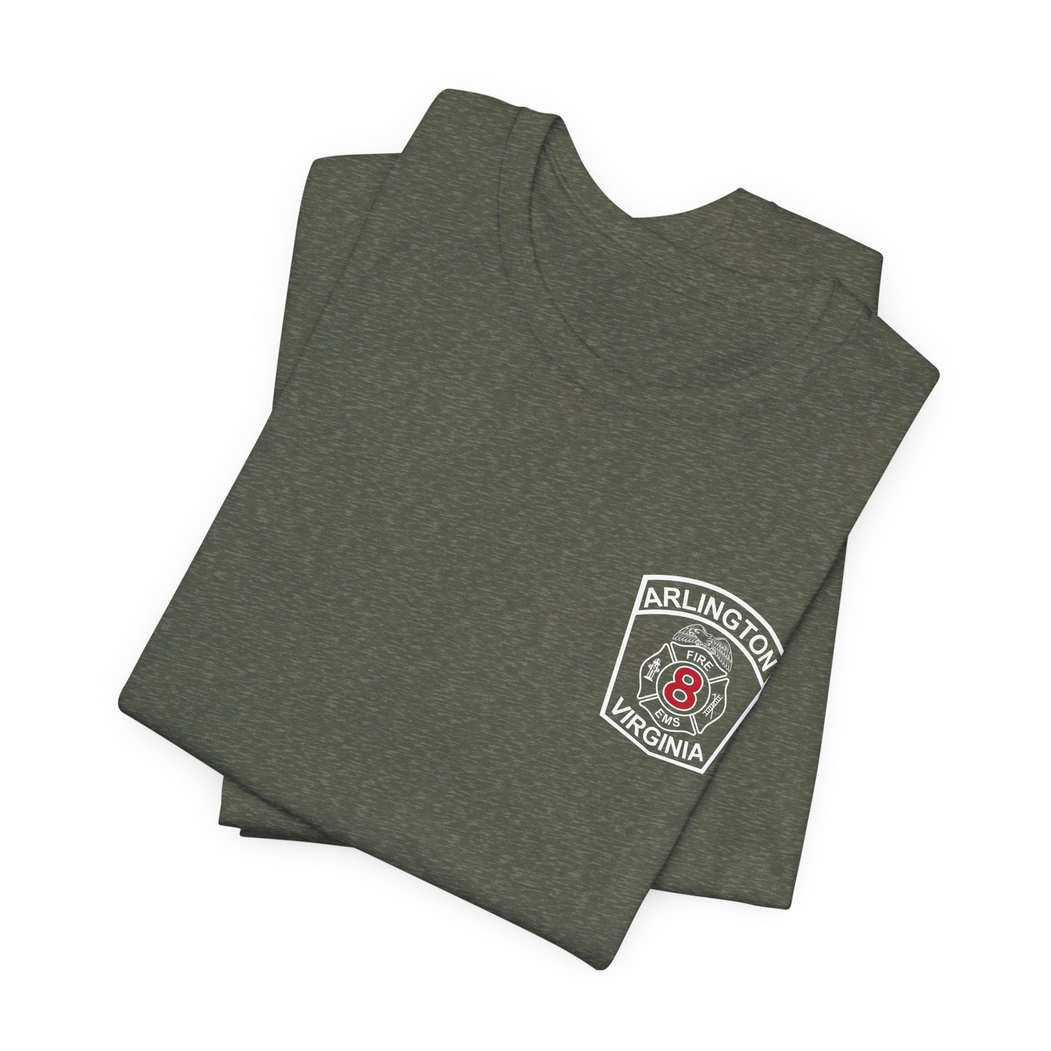 Engine 8 Arlington - Bella+Canvas Soft Unisex Tee
