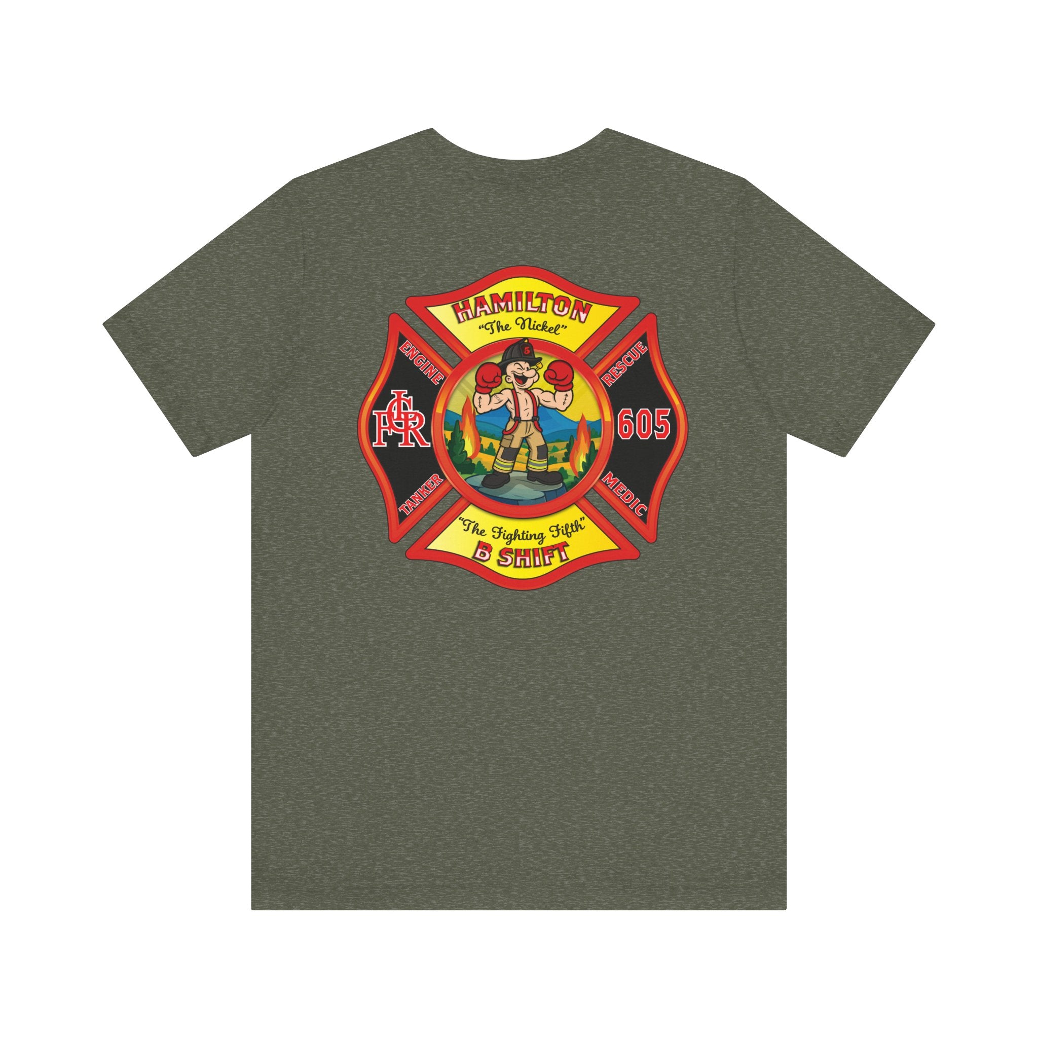 LCFR Hamilton Station 5 version 5 - Bella+Canvas Soft Unisex Tee