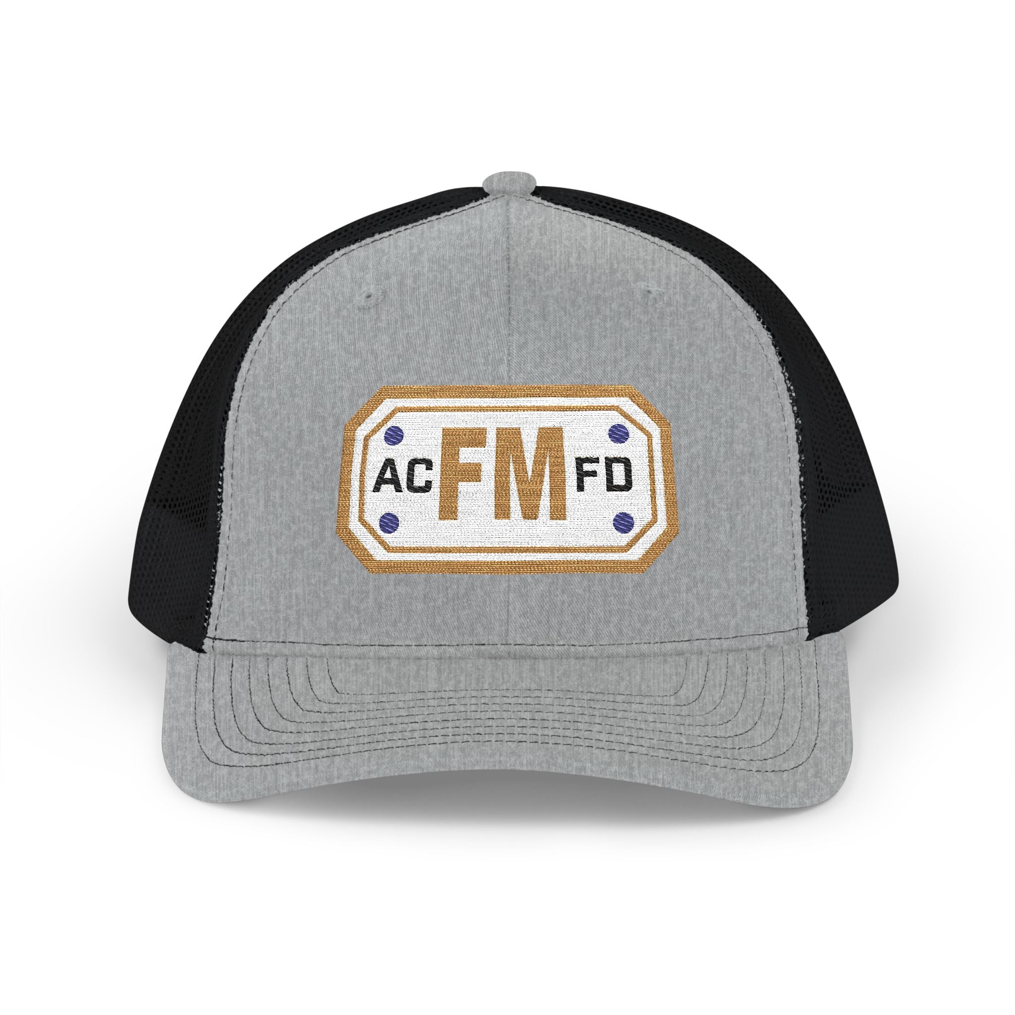 Retired Arlington Fire Marshal Gold - Snapback Trucker (Richardson 112 Style Hat)
