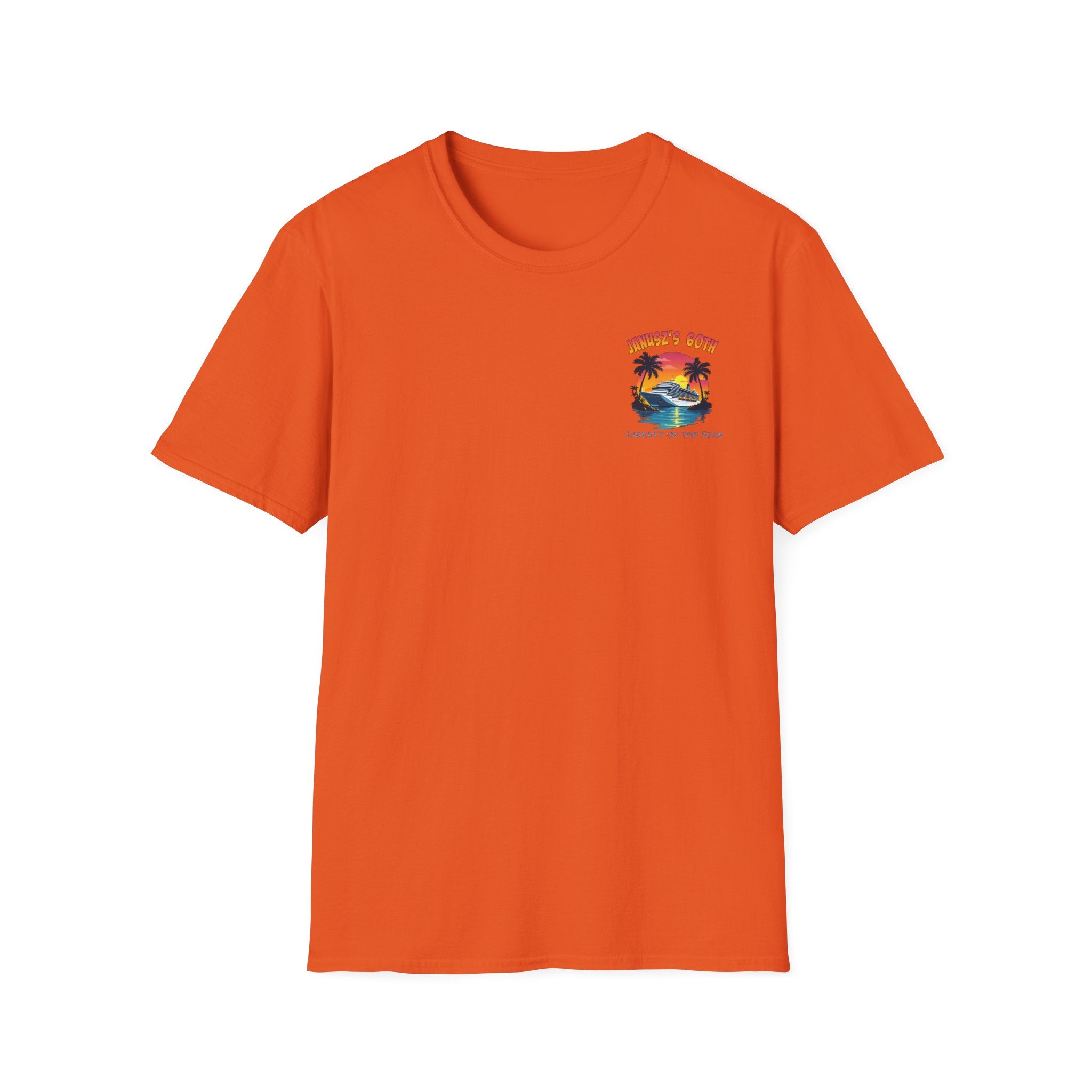 Renee Family Cruise Colorful - Unisex Softstyle Cotton T-Shirt