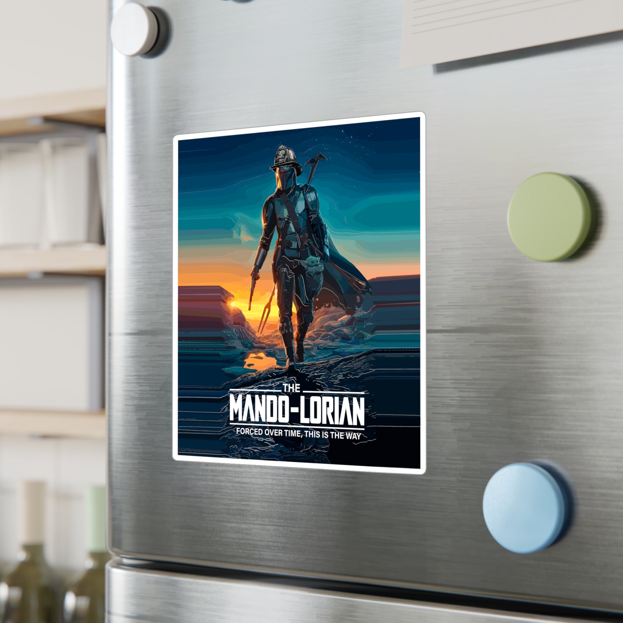 Kiss-Cut Vinyl Decals - Mando-Lorian