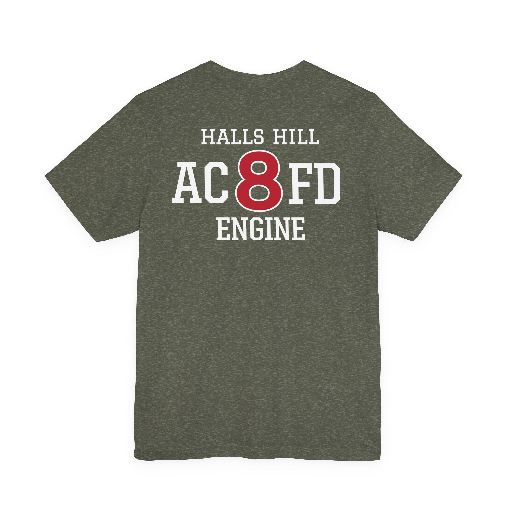 Engine 8 Halls Hill - Bella+Canvas Soft Unisex Tee