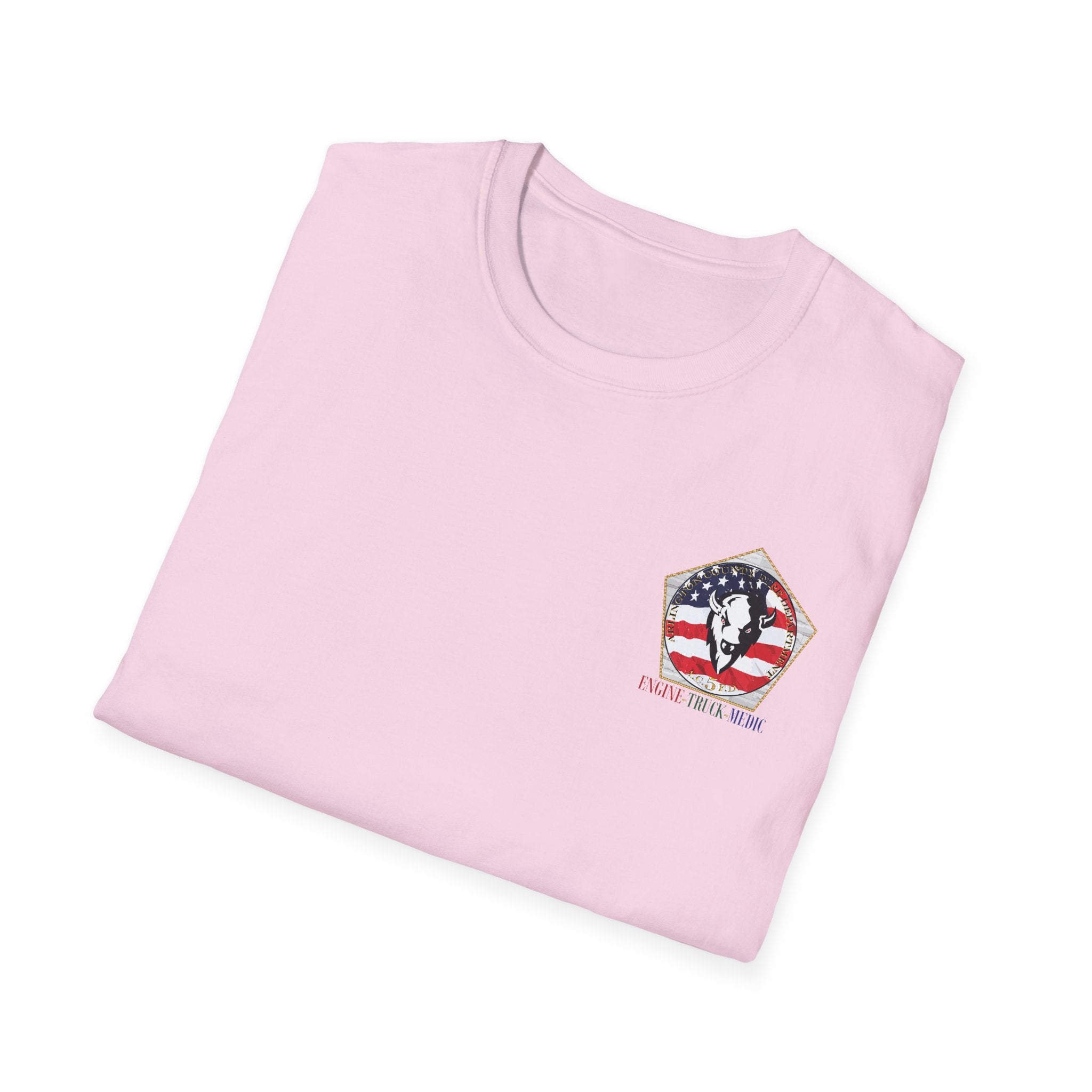 Station 5 Arlington (version 2) - Gildan Soft Cotton Softstyle T-Shirt