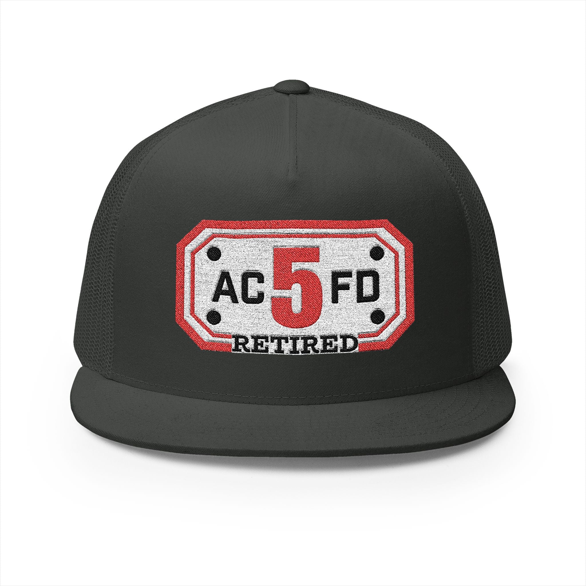 Retired Arlington Engine 5 - 5 Panel Trucker Cap (Embroidery)