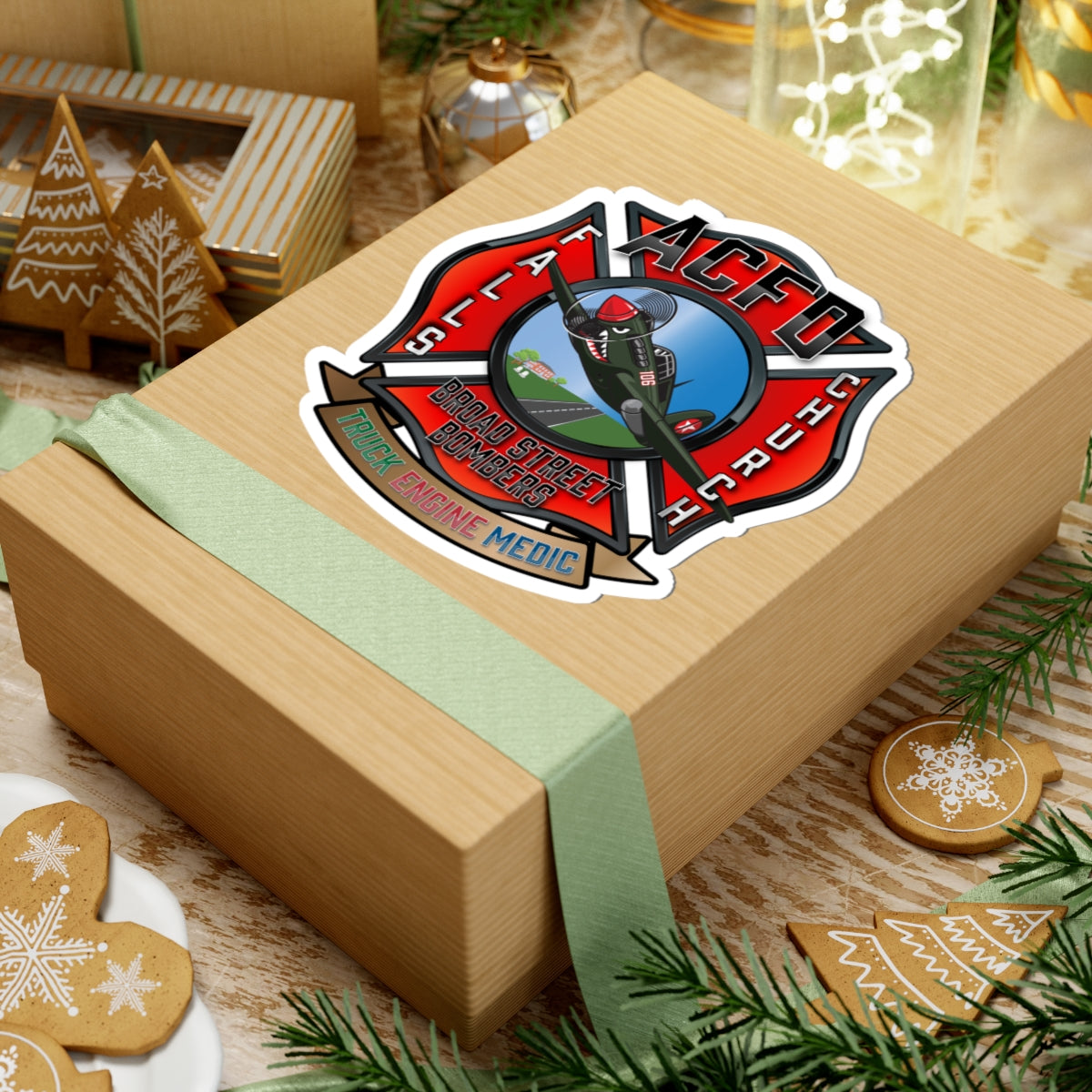 Station 6 Broad Street Bombers Kiss-Cut Stickers