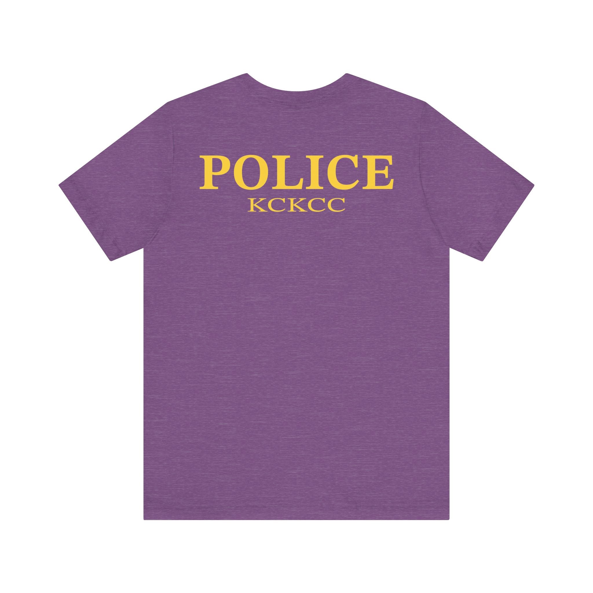 KCKCC Police Department Shirt - Unisex Jersey Short Sleeve Tee
