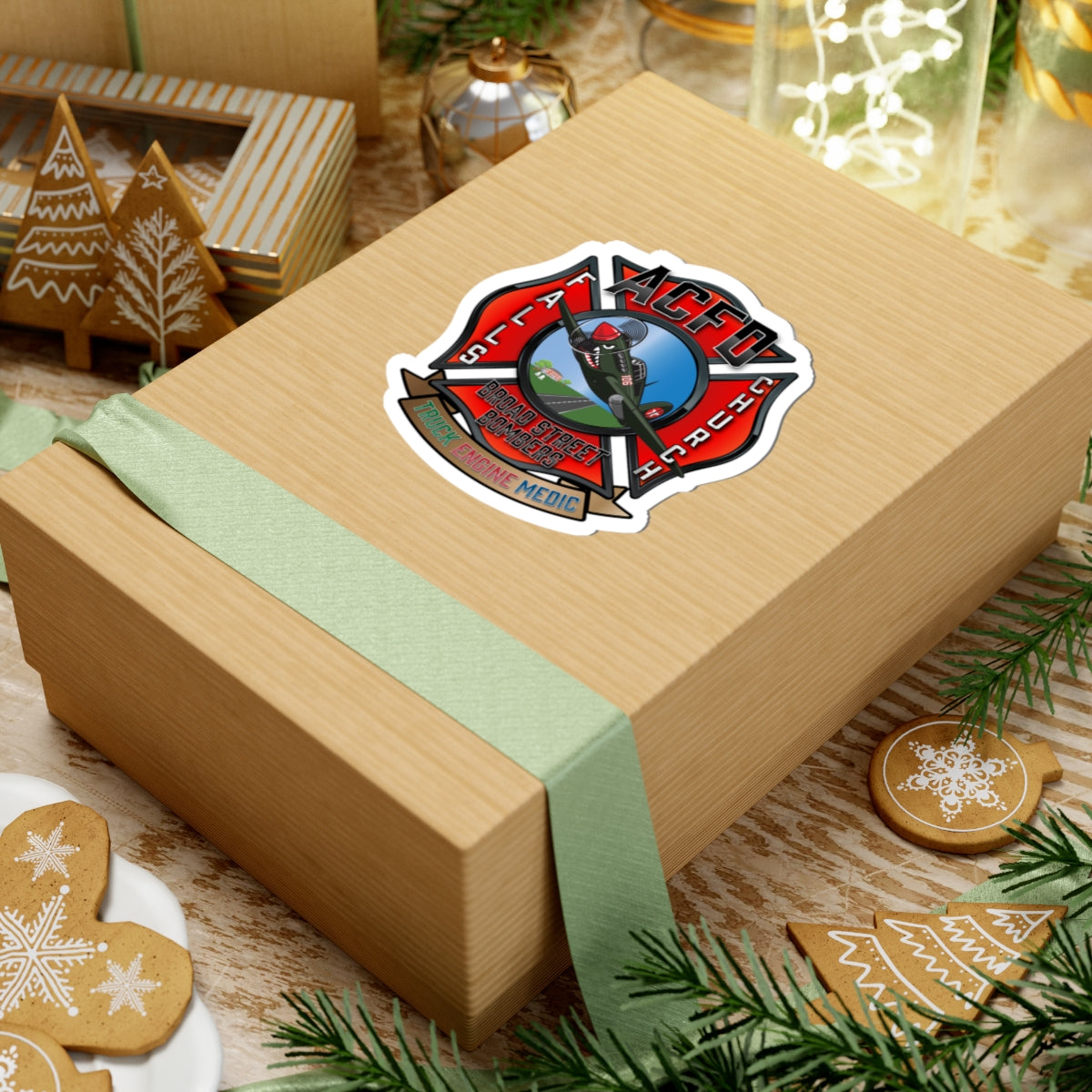 Station 6 Broad Street Bombers Kiss-Cut Stickers