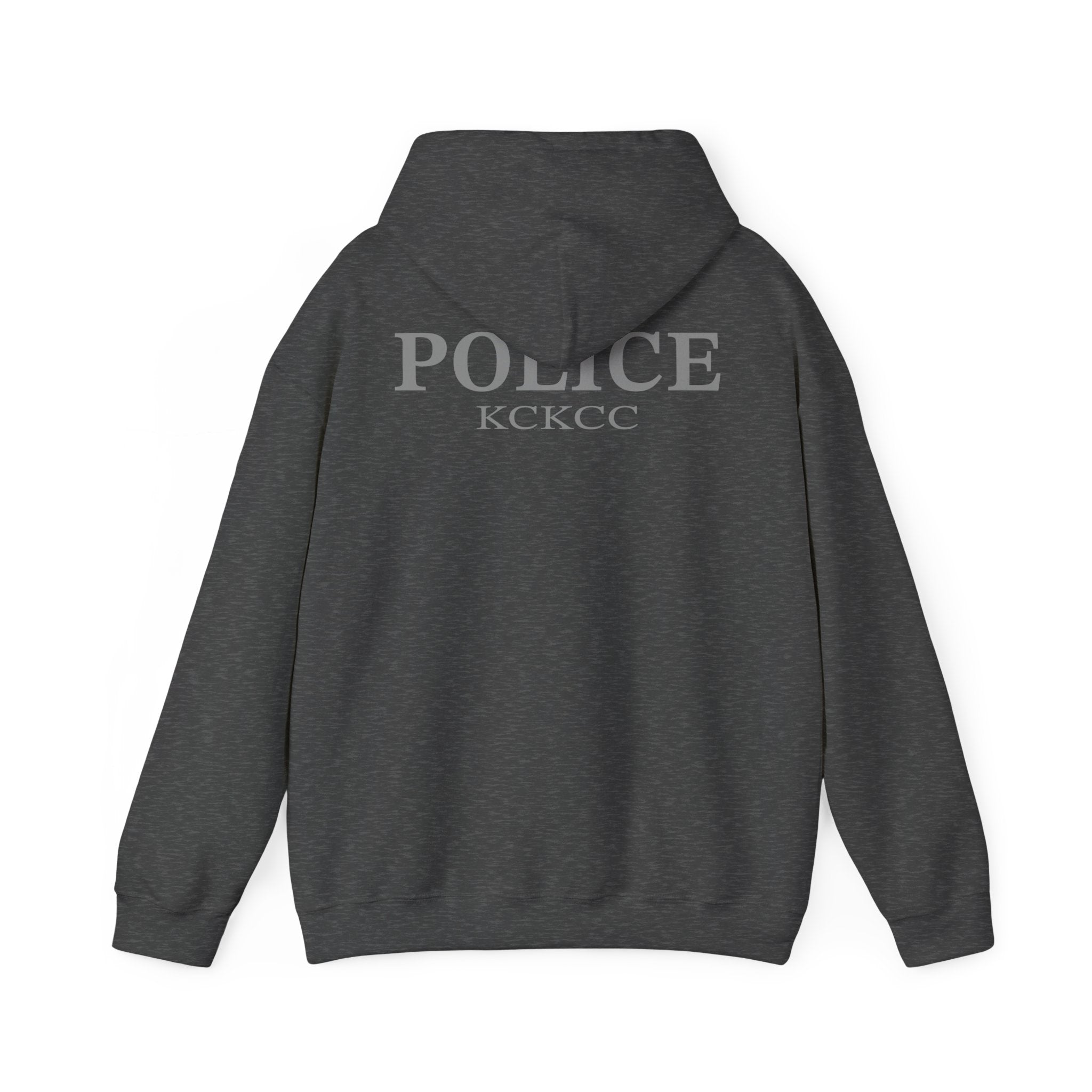 Kansas City College Police Grey Patch - Unisex Heavy Blend™ Hooded Sweatshirt