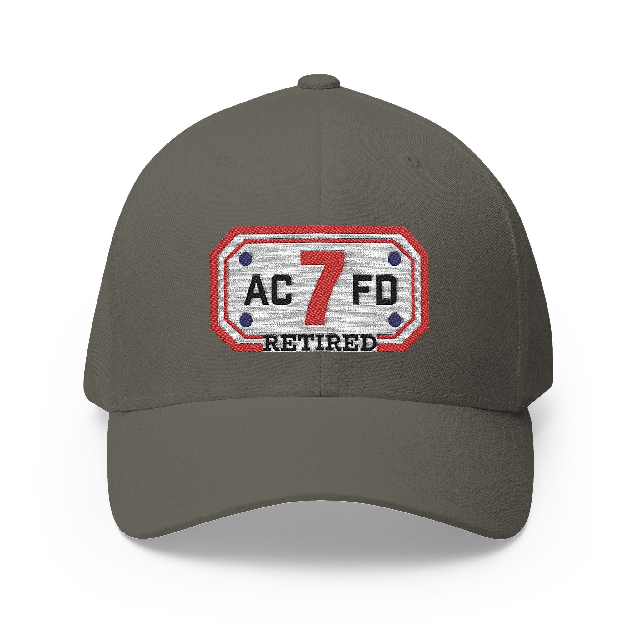 Retired Arlington Engine 7 - FLEXFIT Closed-Back Structured Cap (Embroidery)