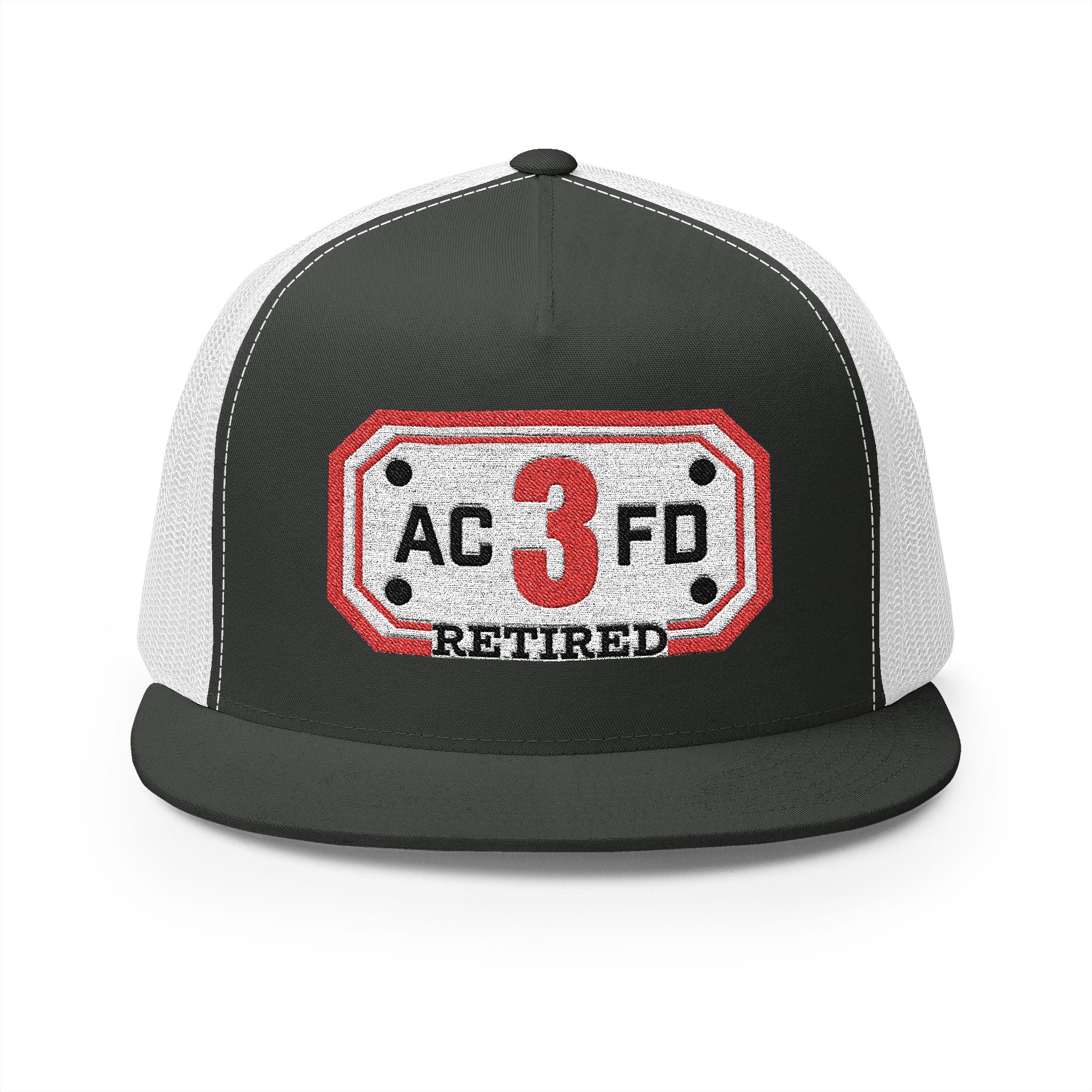 Retired Arlington Engine 3 - 5 Panel Trucker Cap (Embroidery)