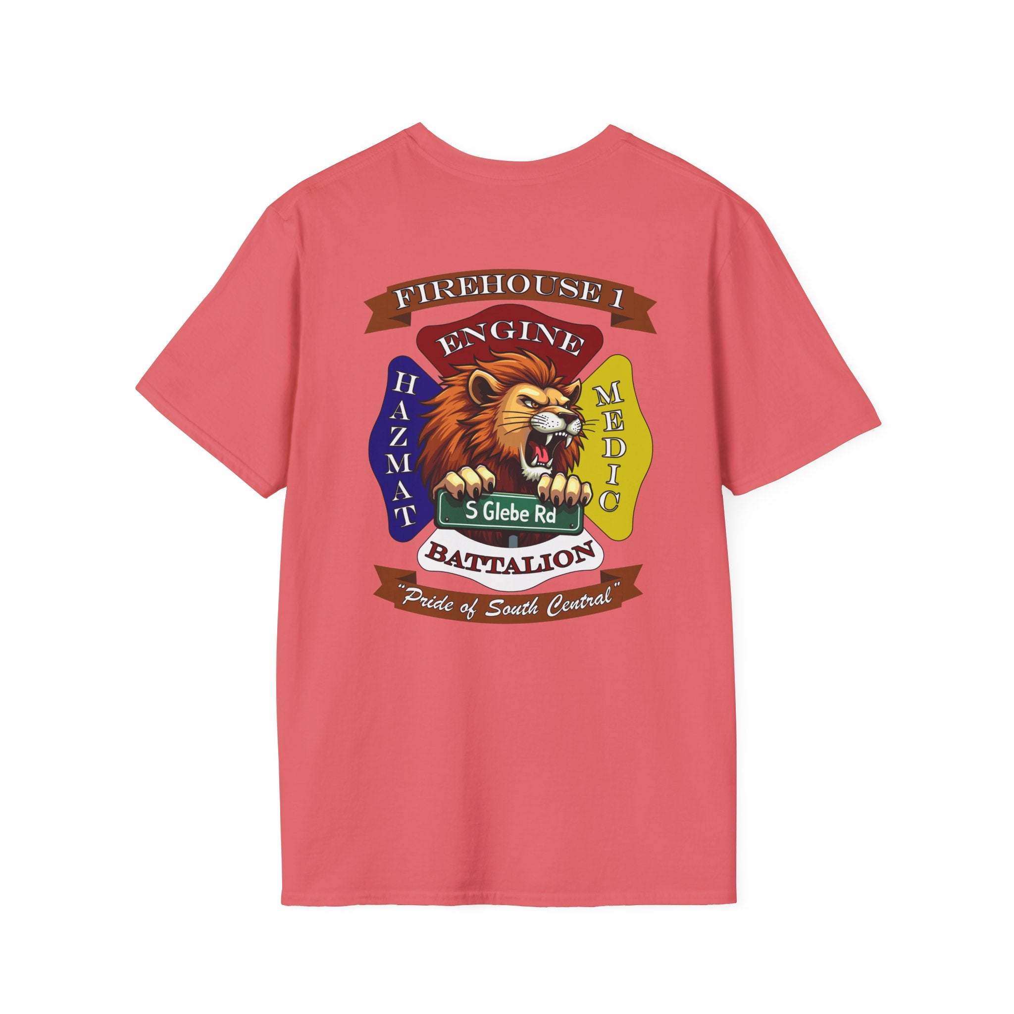 "South Central" Station 1 (version 3)- Gildan Soft Cotton Softstyle T-Shirt