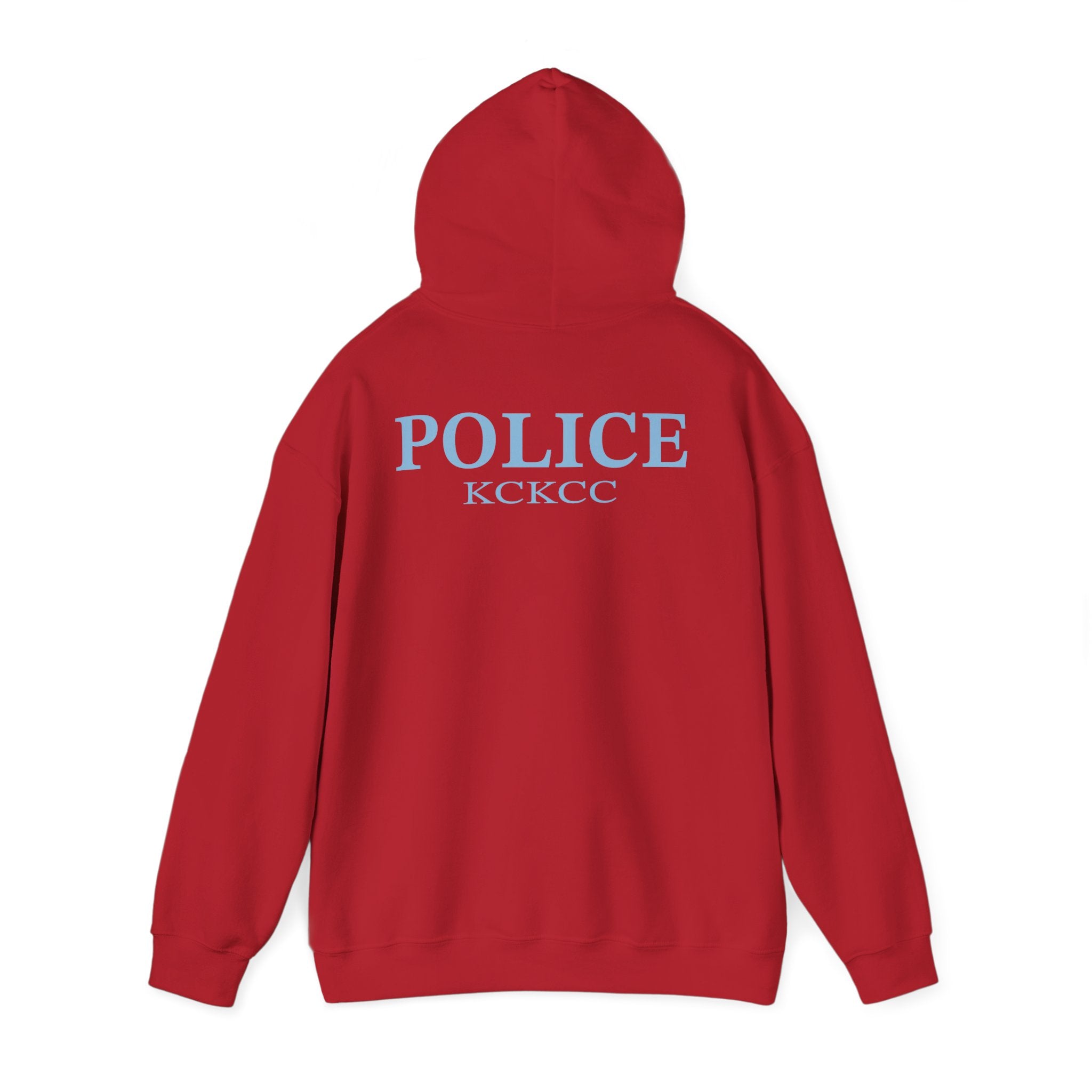 Kansas City College Police Blue Patch - Unisex Heavy Blend™ Hooded Sweatshirt