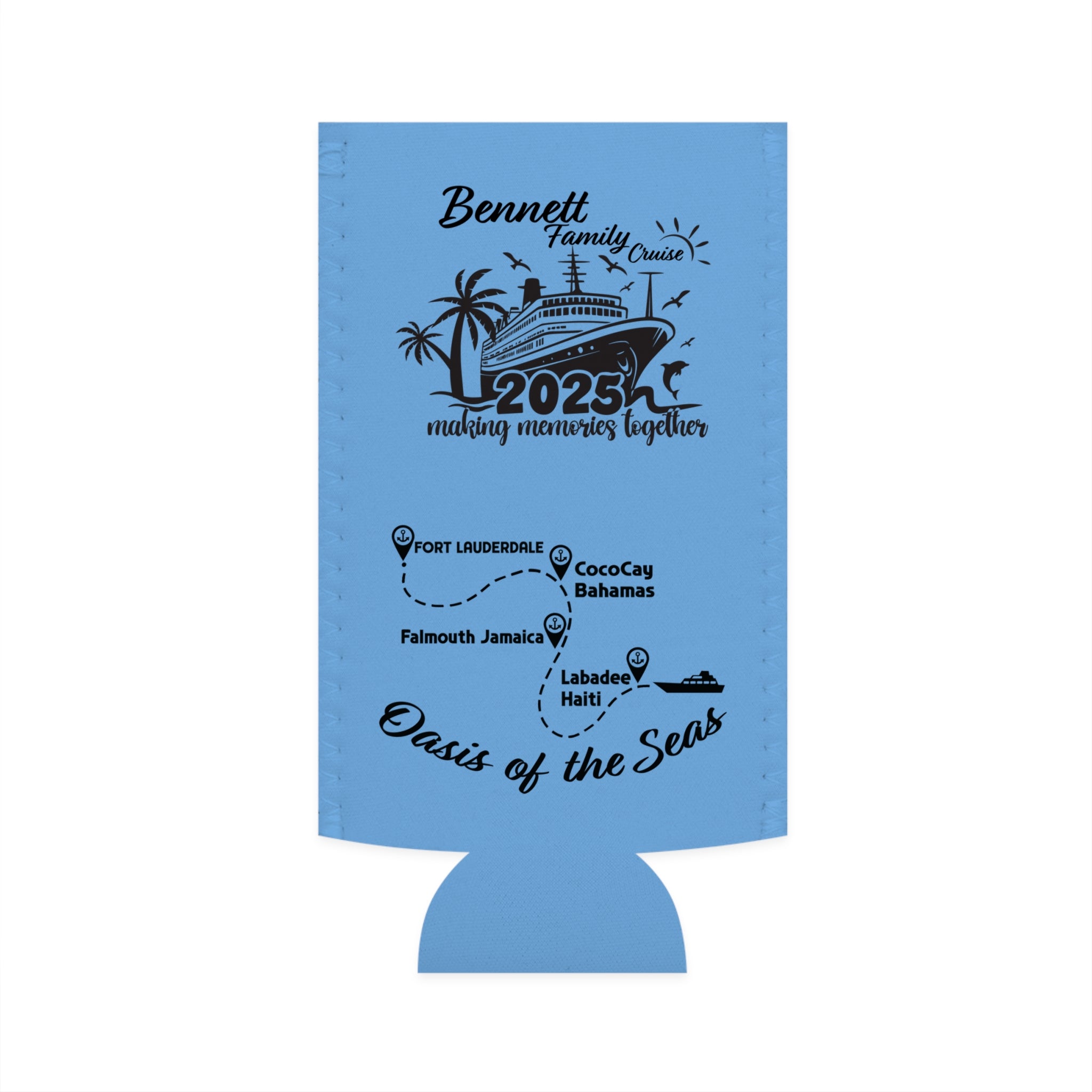 Bennett Family Cruise - Slim Can Cooler