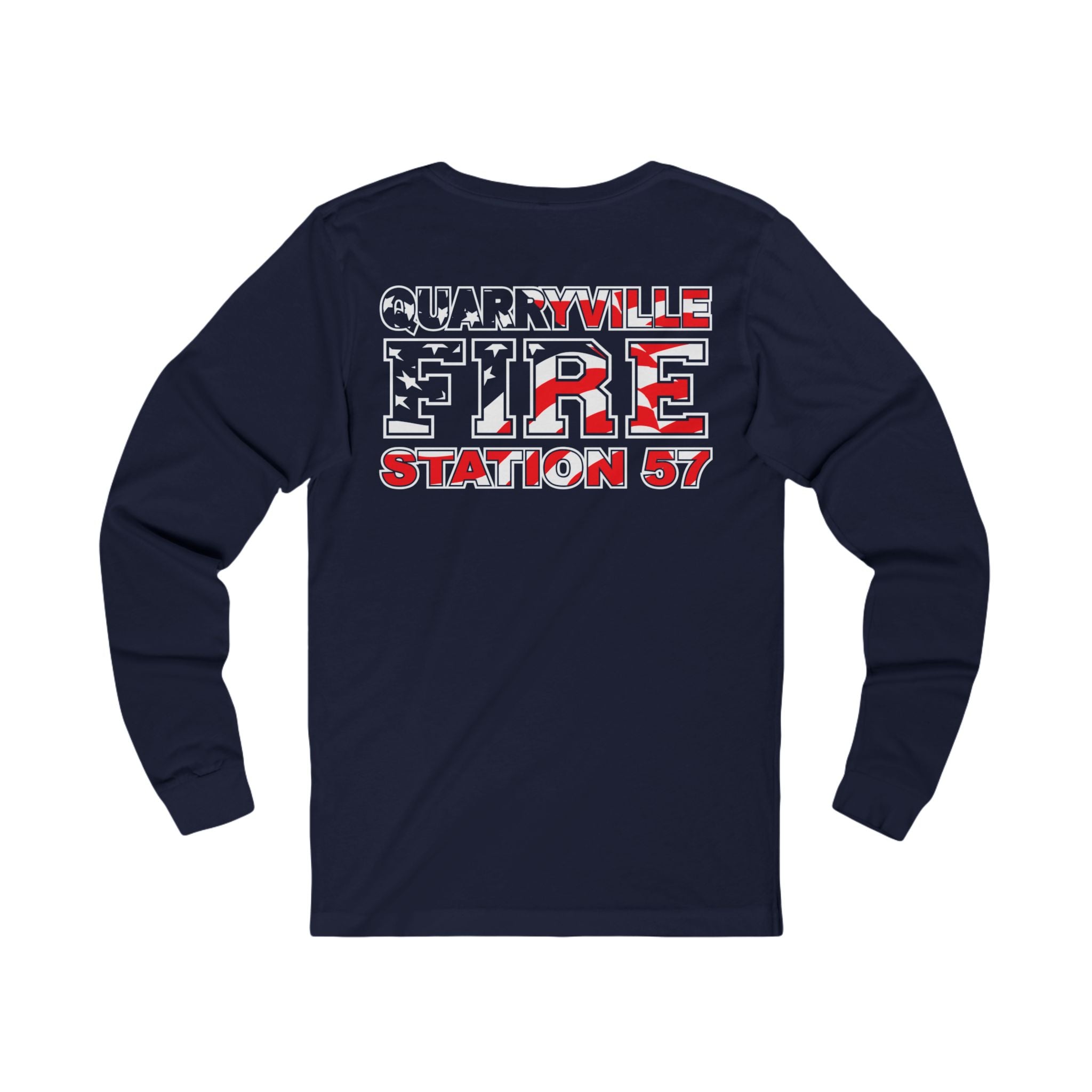 Quarryville PA Vol. Fire - Bella-Canvas Soft Jersey Cotton Long Sleeve Tee