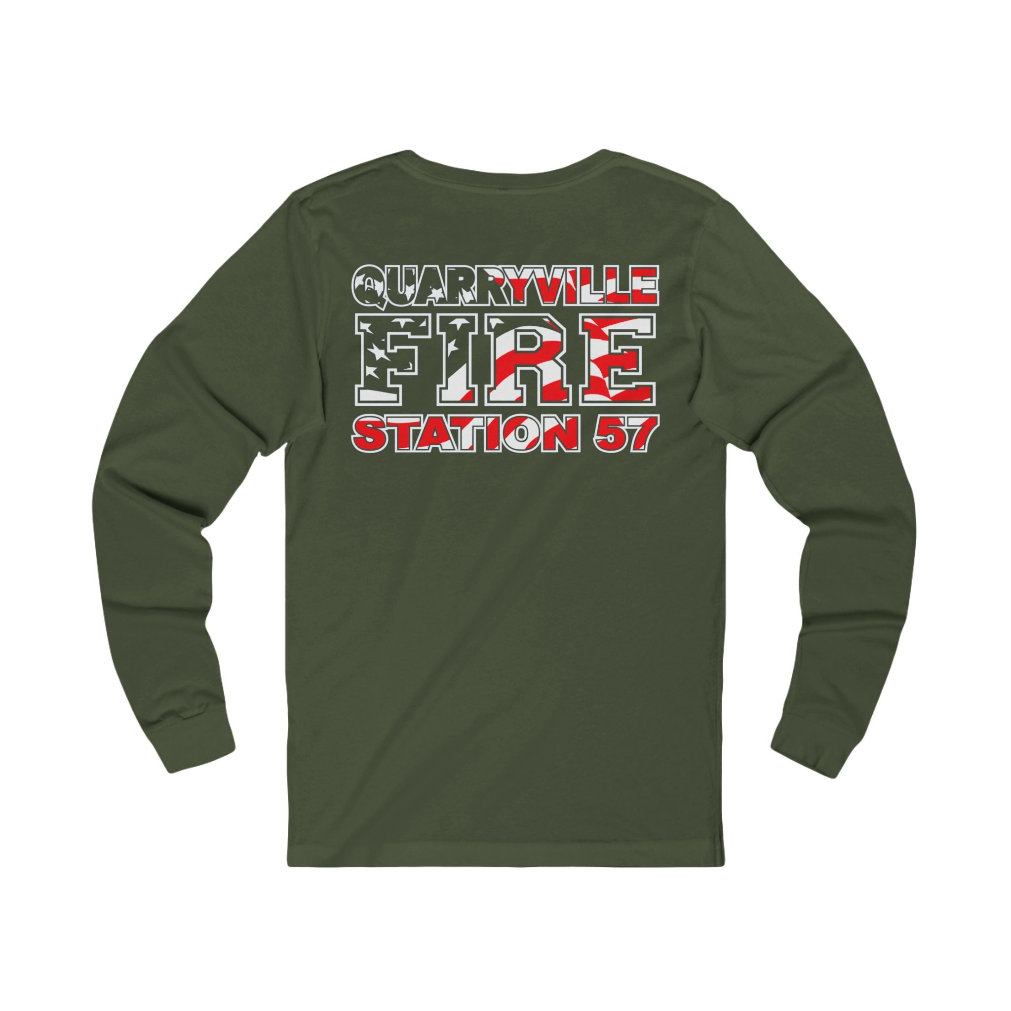 Quarryville PA Vol. Fire - Bella-Canvas Soft Jersey Cotton Long Sleeve Tee