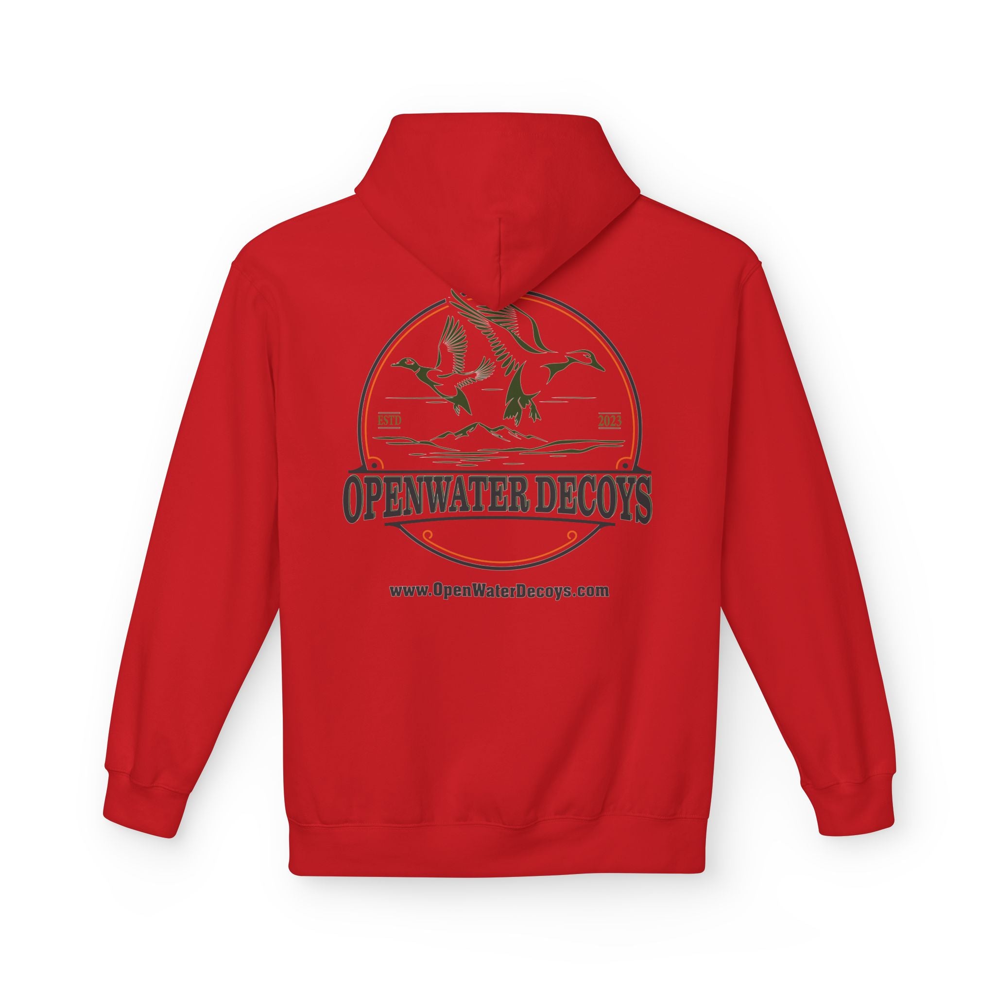 Open Water Decoys - Midweight Softstyle Fleece Hoodie