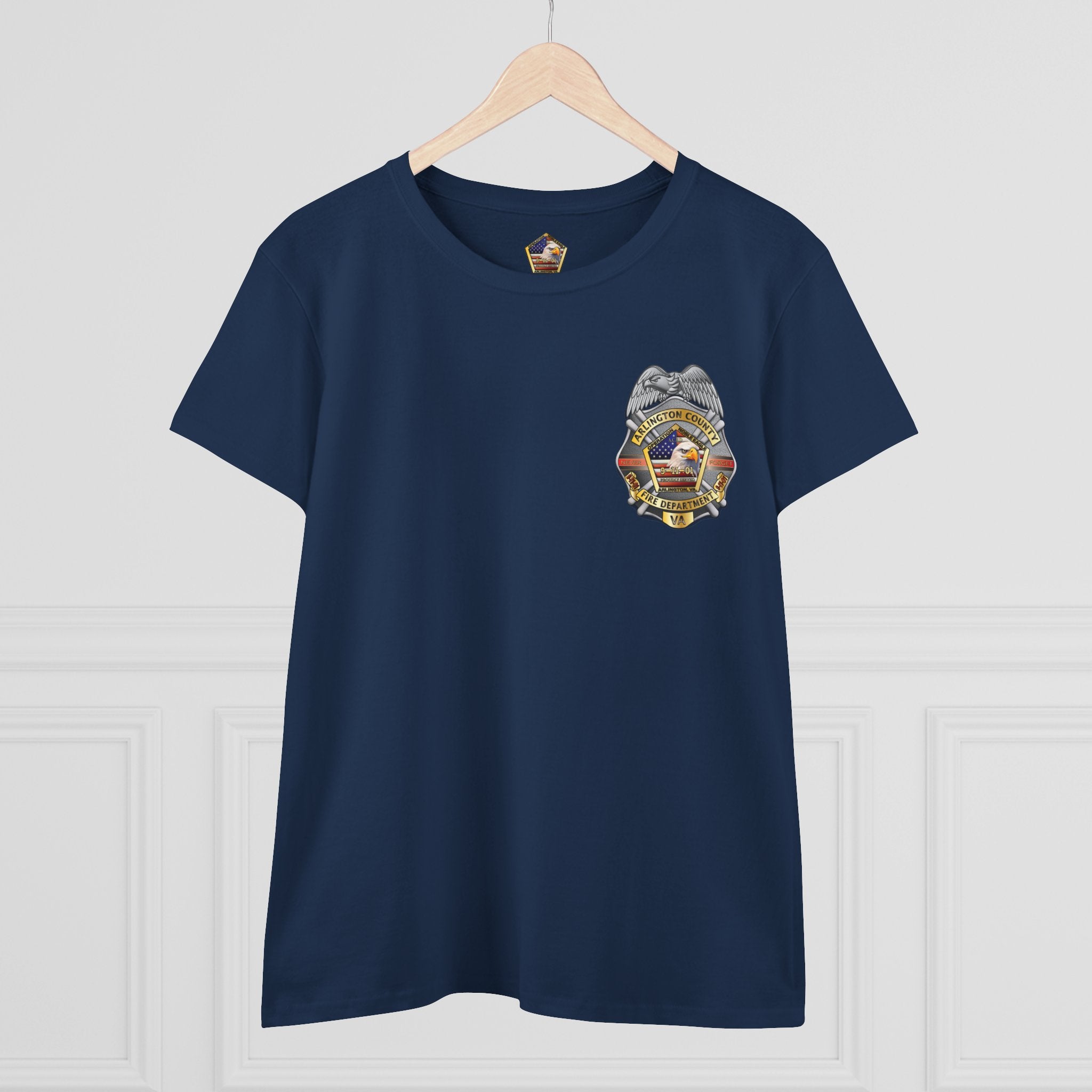 Arlington Badge / Operation Noble Eagle - Gildan Women's Midweight Cotton Tee