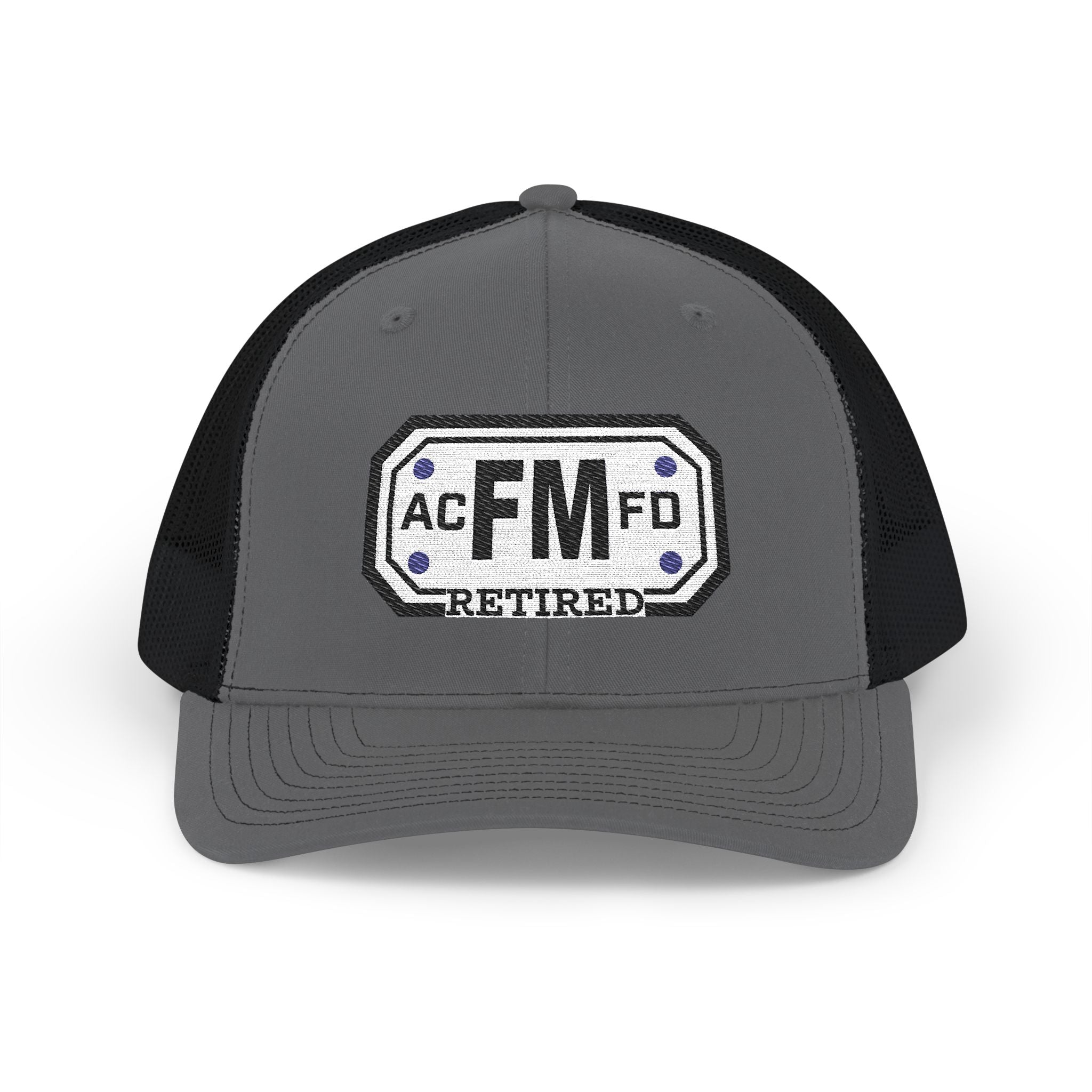 Retired Arlington Fire Marshal - Snapback Trucker (Richardson 112 Style Hat)