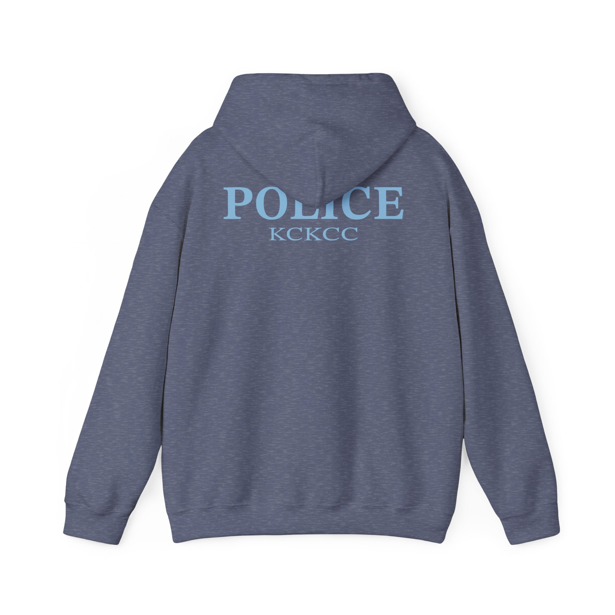 Kansas City College Police Blue Patch - Unisex Heavy Blend™ Hooded Sweatshirt