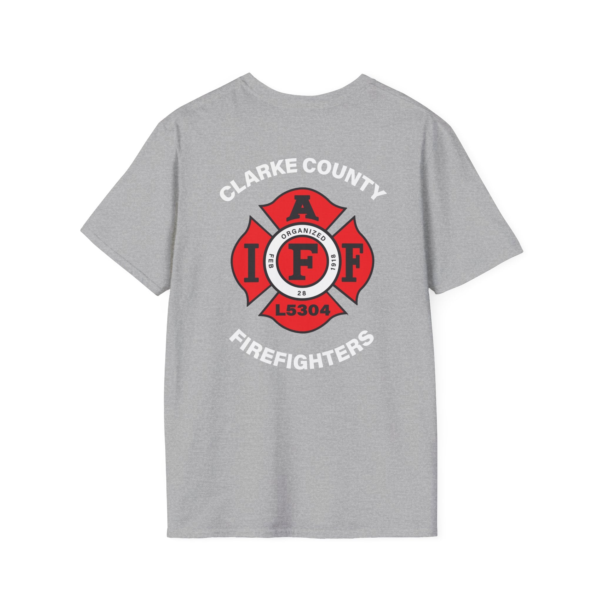 Clarke County Local 5304 (Portion of Proceeds go to Local 5304) - Gildan Soft Cotton Softstyle T-Shirt