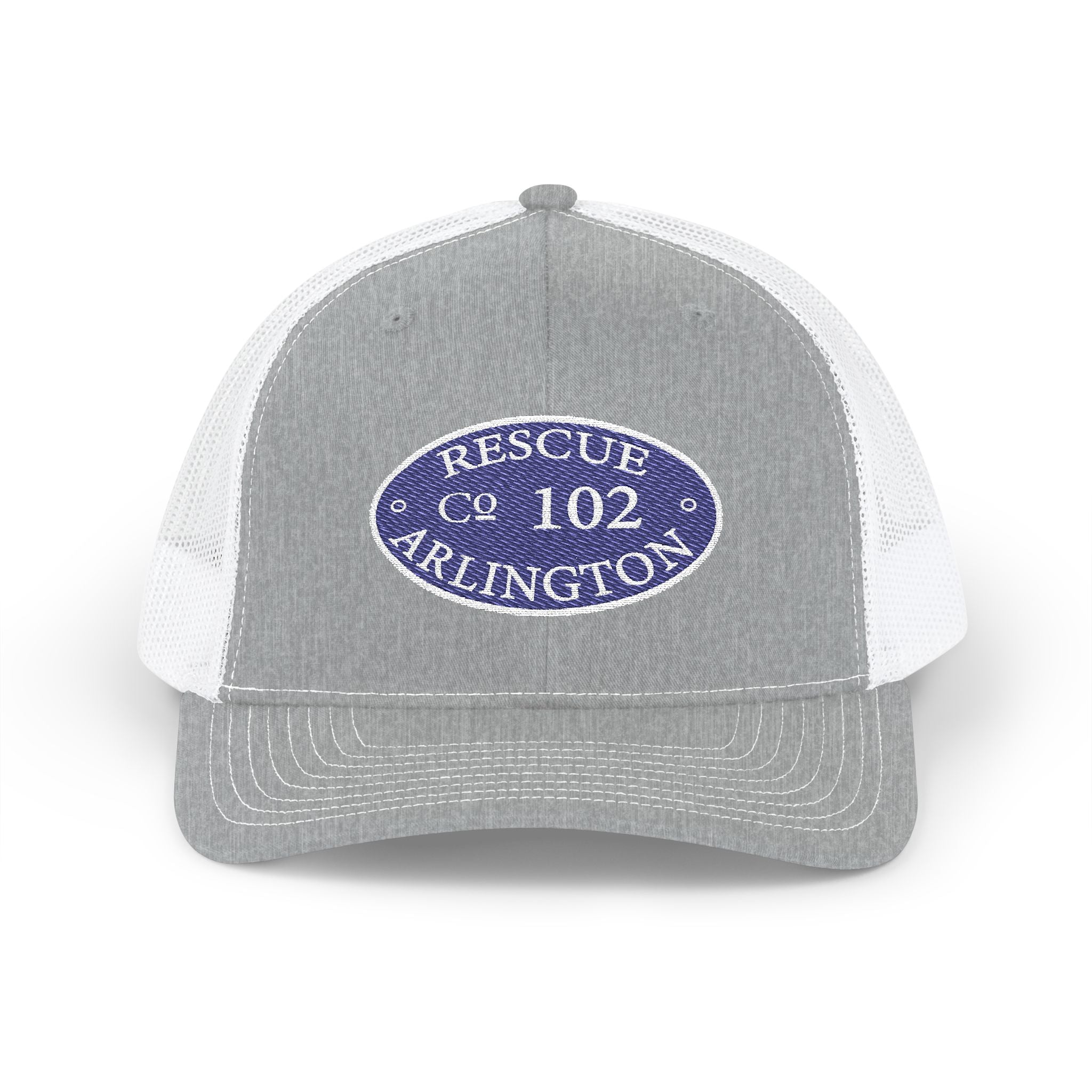 Arlington Rescue 2 Circle Patch - (Richardson 112 Style Hat) Snapback Trucker