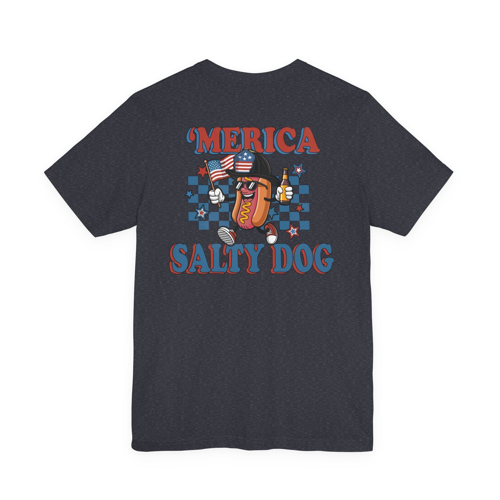 Salty Dog 'Merica Shirt - Bella-Canva Soft Jersey Short Sleeve Tee