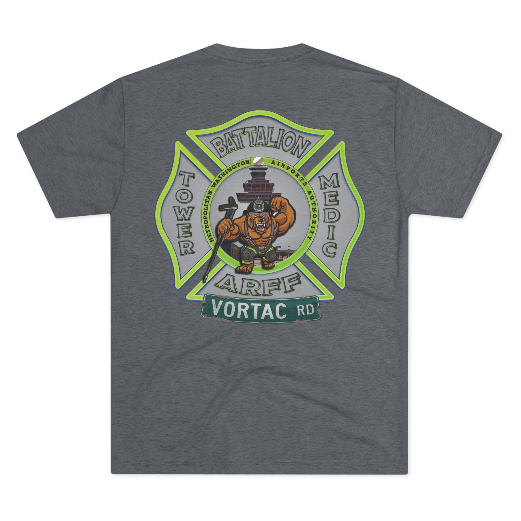 MWAA 302 Real Dulles South - NextLevel Tri-Blend Crew Tee unisex