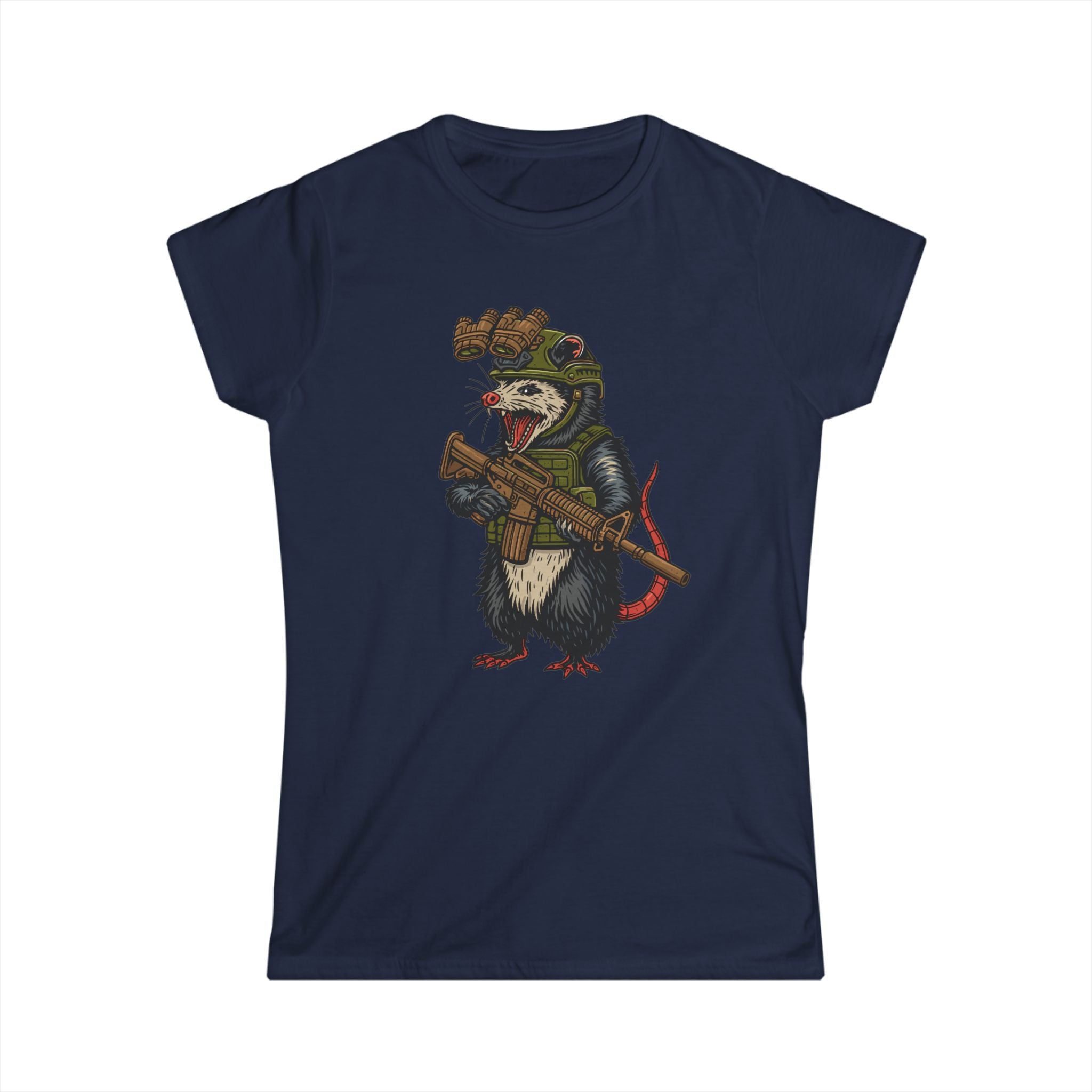 Tactical Opossum - Women's Softstyle Tee