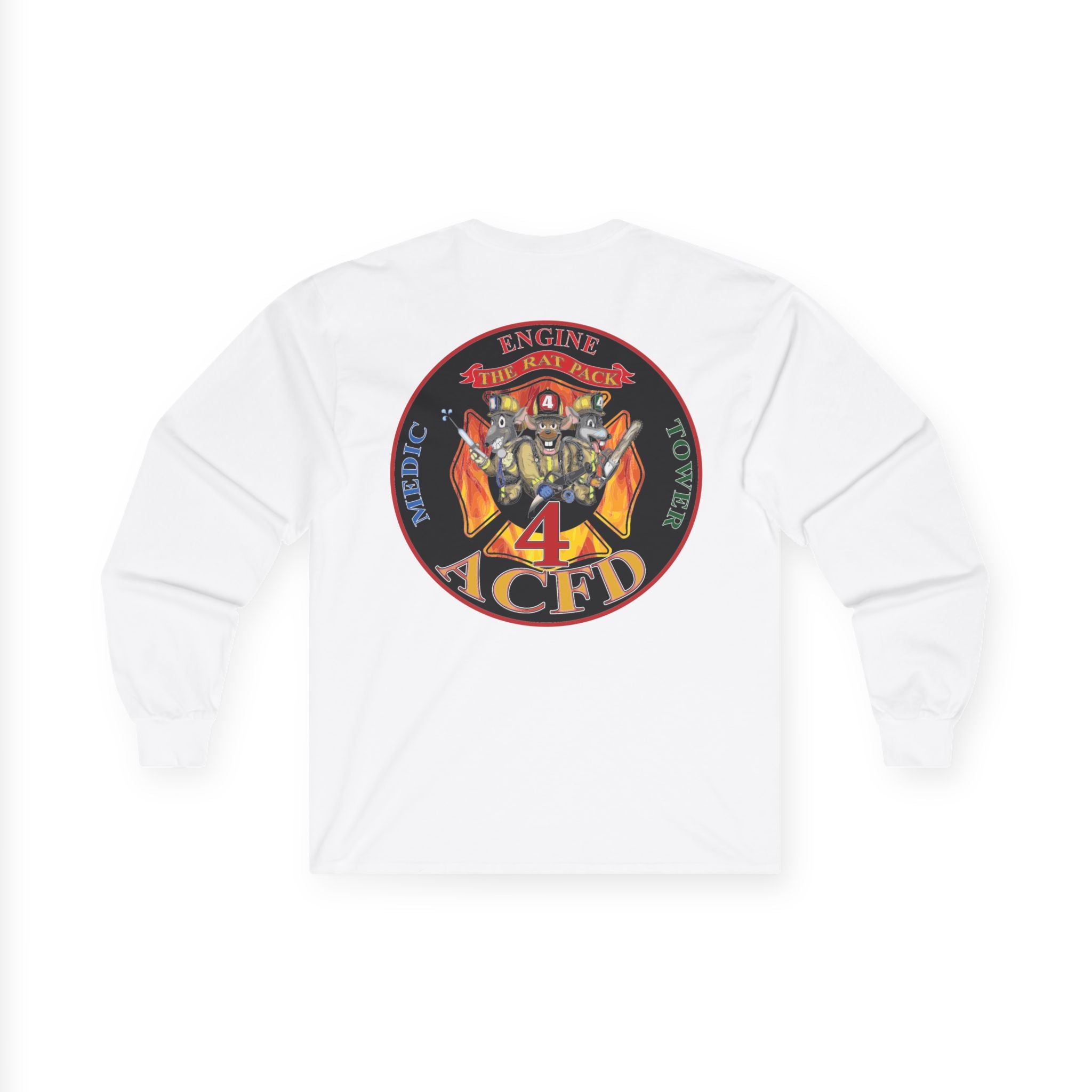 ACFD Rat Pack Engine 4 Shirt - Unisex Ultra Cotton Long Sleeve Tee