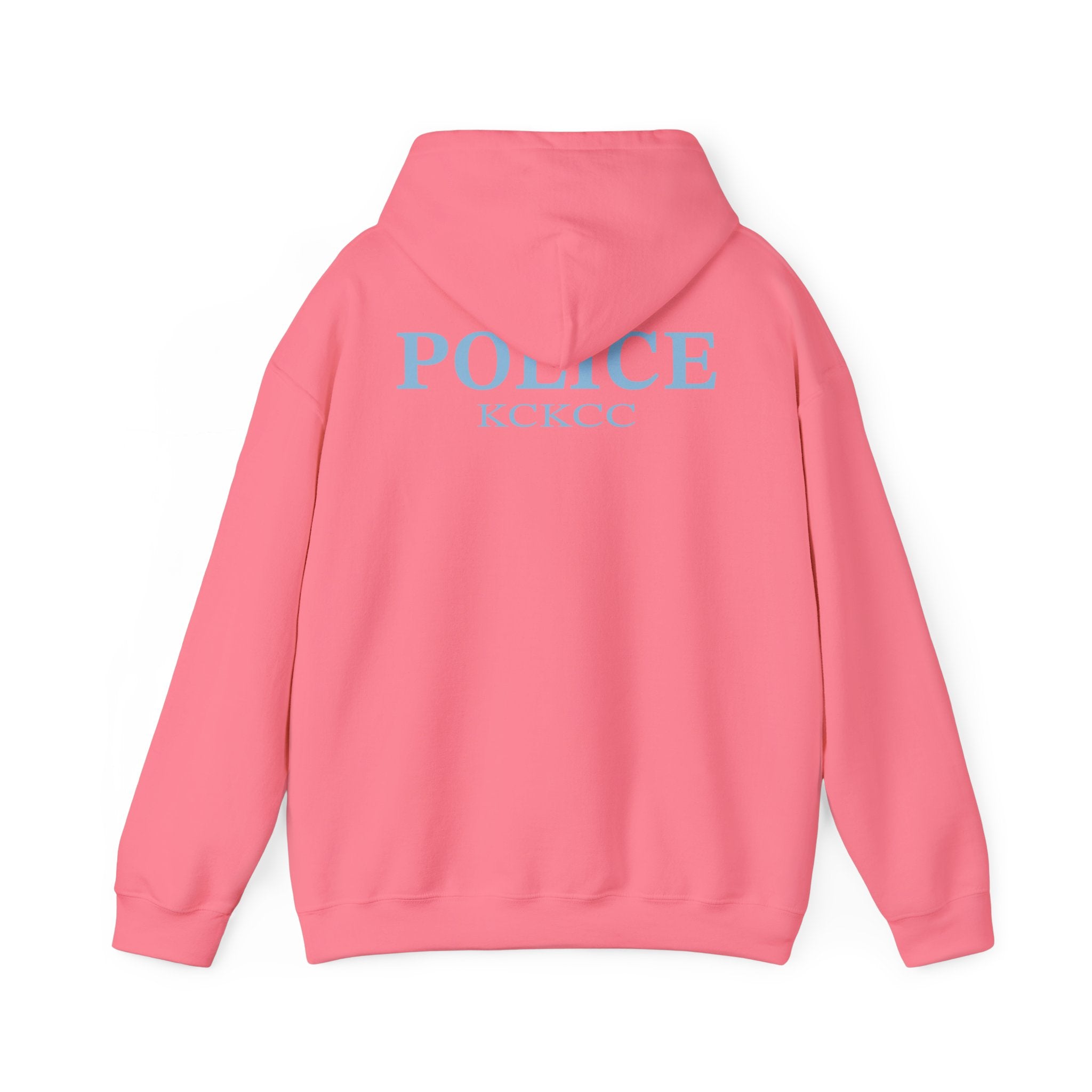 Kansas City College Police Blue Patch - Unisex Heavy Blend™ Hooded Sweatshirt