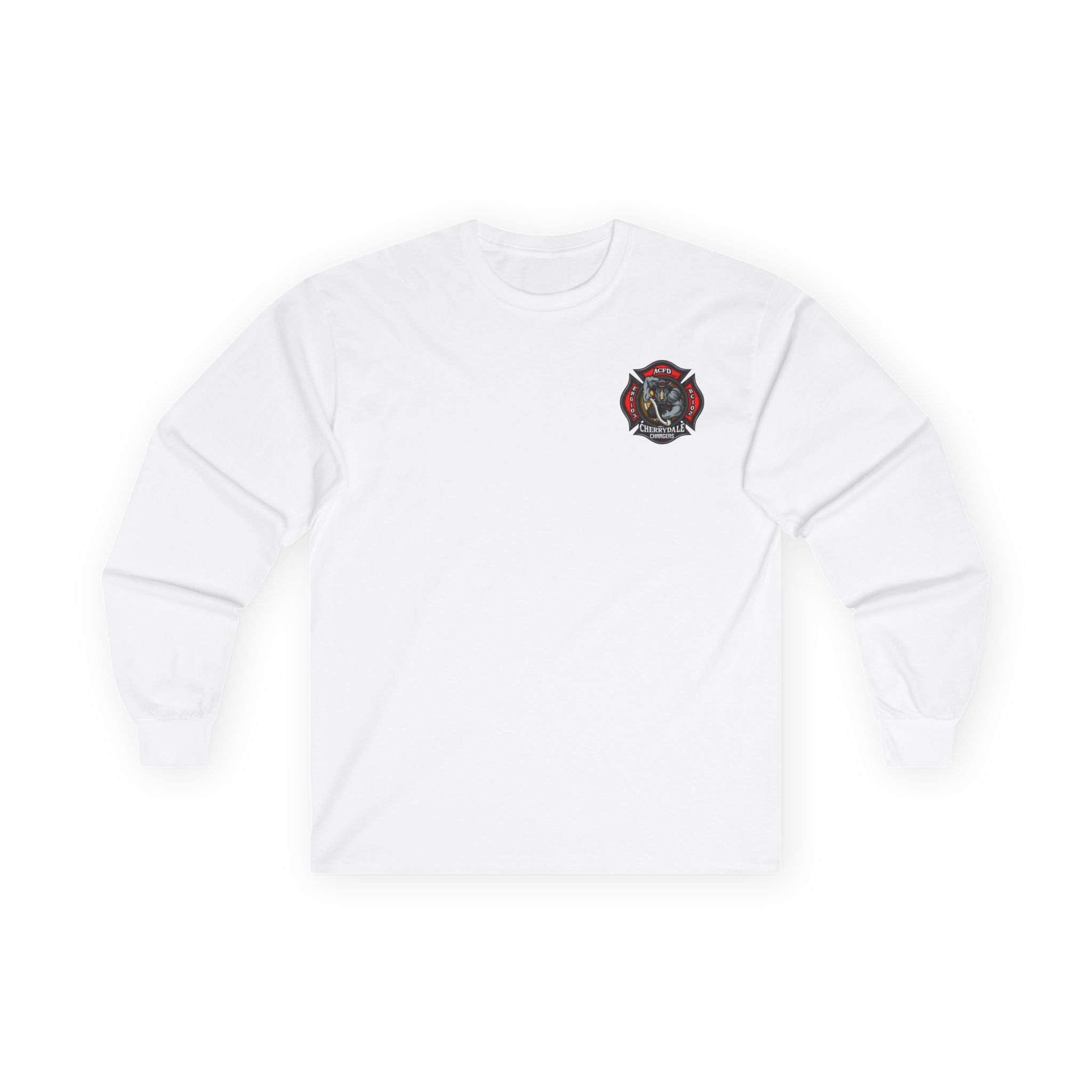 Arlington Station 3 Rhino front/back - Unisex Ultra Cotton Gildan Long Sleeve Tee