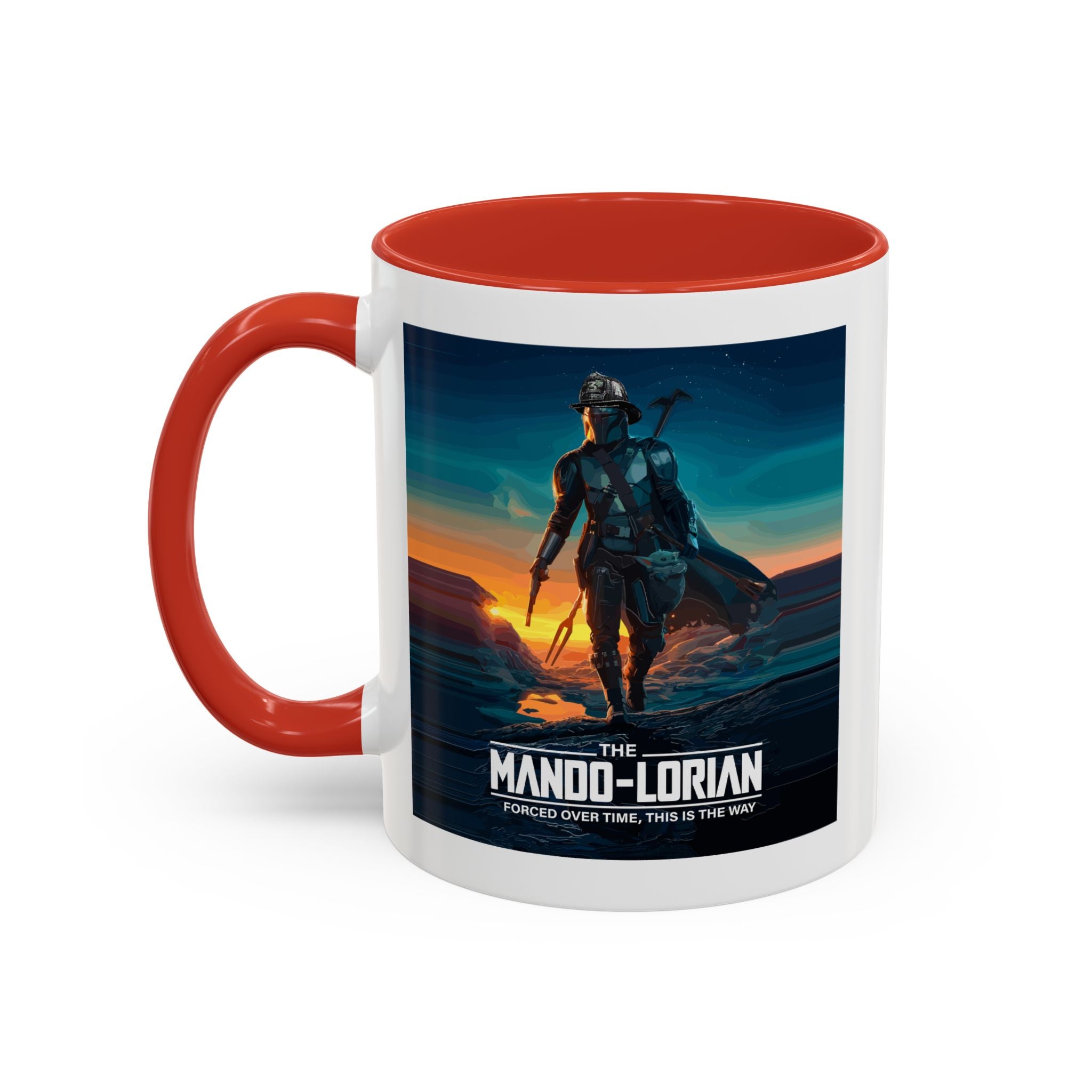 Mando-Lorian - Accent Coffee Mug (11, 15oz)