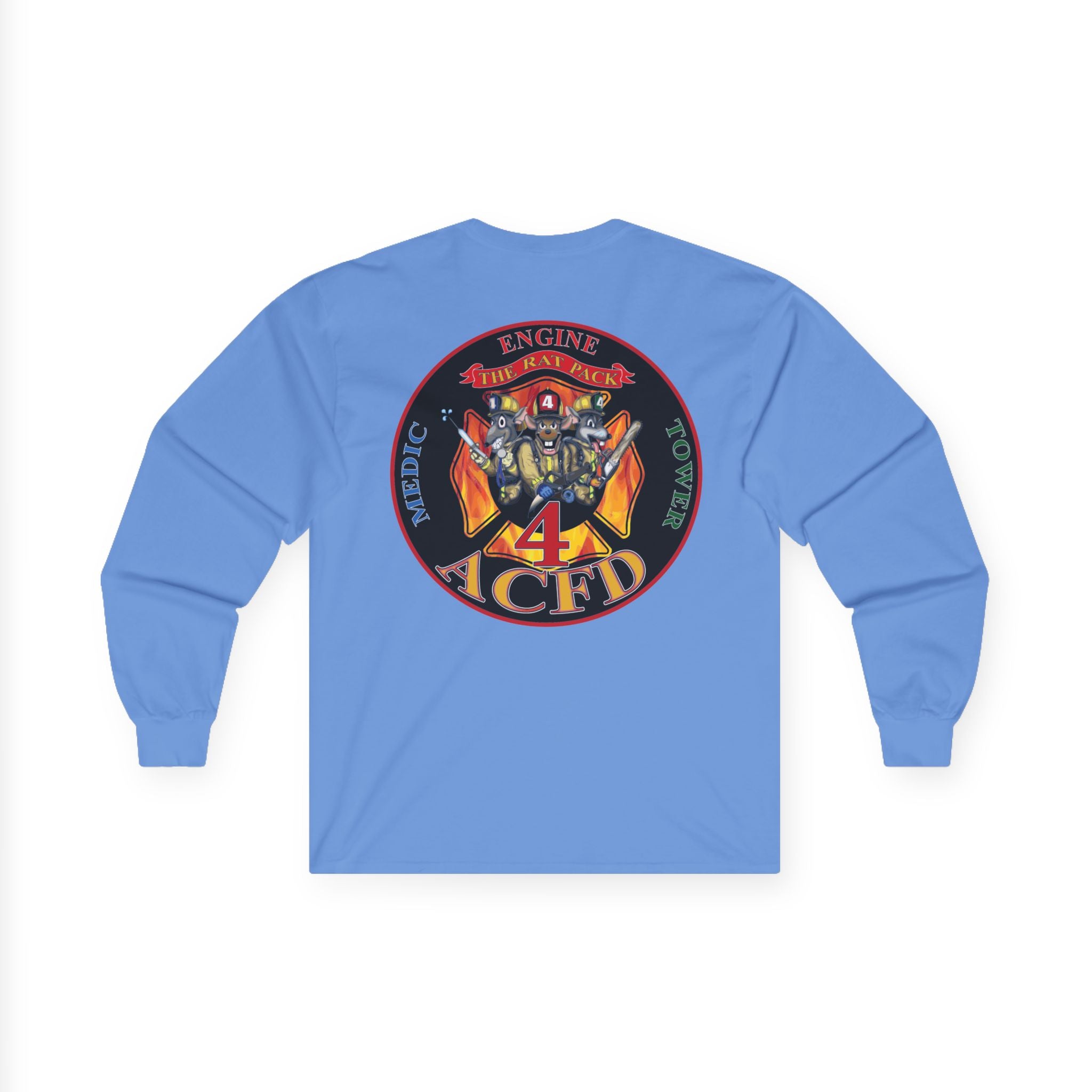 ACFD Rat Pack Engine 4 Shirt - Unisex Ultra Cotton Long Sleeve Tee