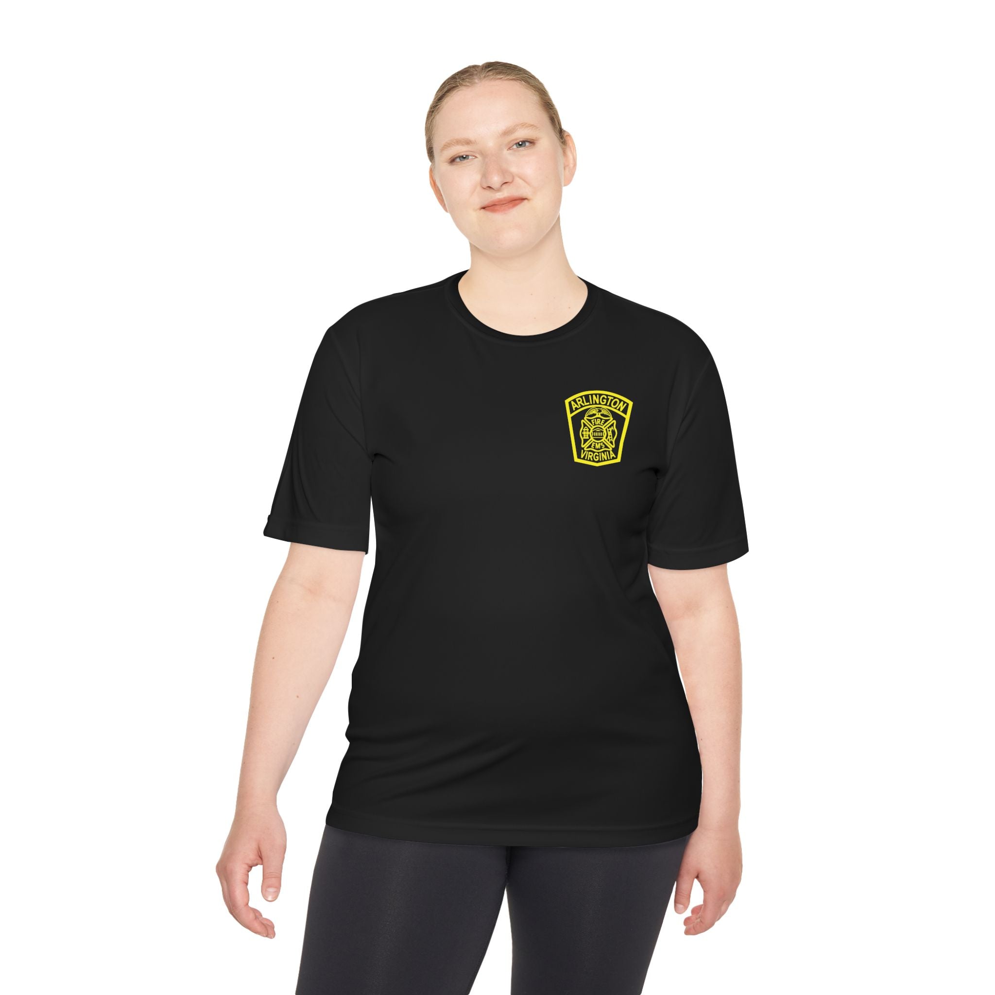 ACFD Officer Old Patch - Sport-Tek ST350 Unisex Moisture Wicking Tee