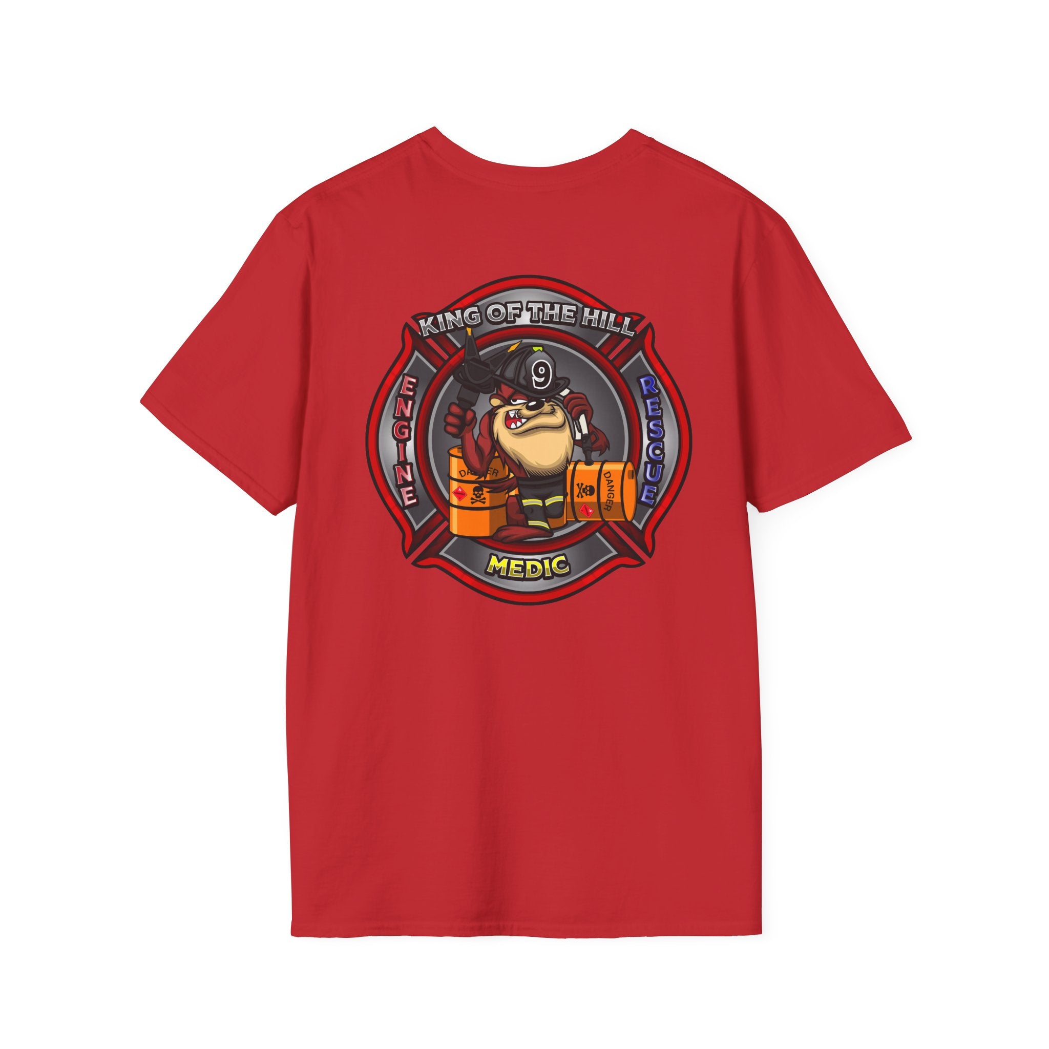 Station 9 Taz Front / Taz back - Gildan Soft Cotton Softstyle T-Shirt